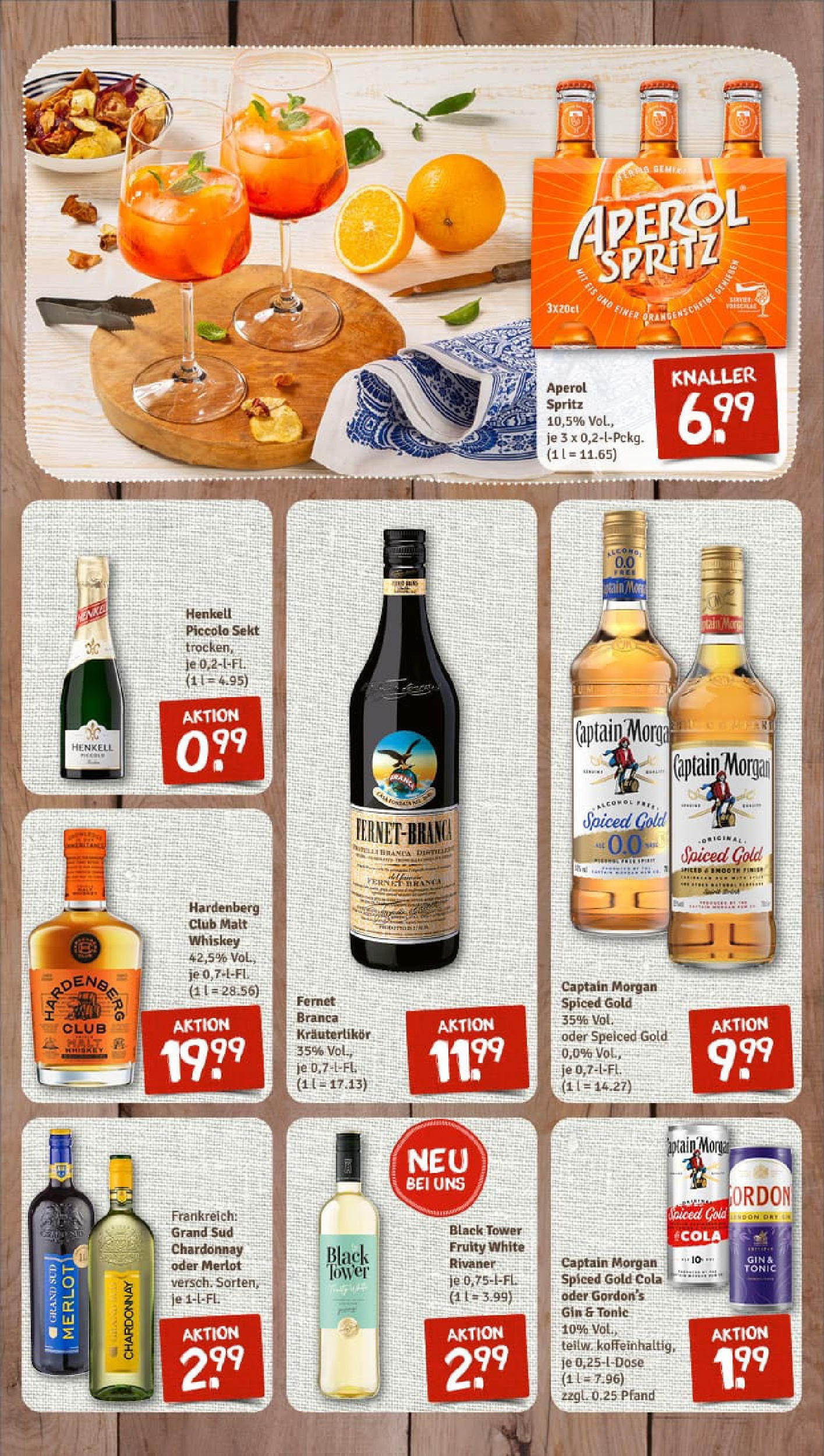REWE Prospekt ab 13.07.2025 zum Blättern » Angebote | Seite: 10 | Produkte: Sekt, Rum, Merlot, Fernet branca