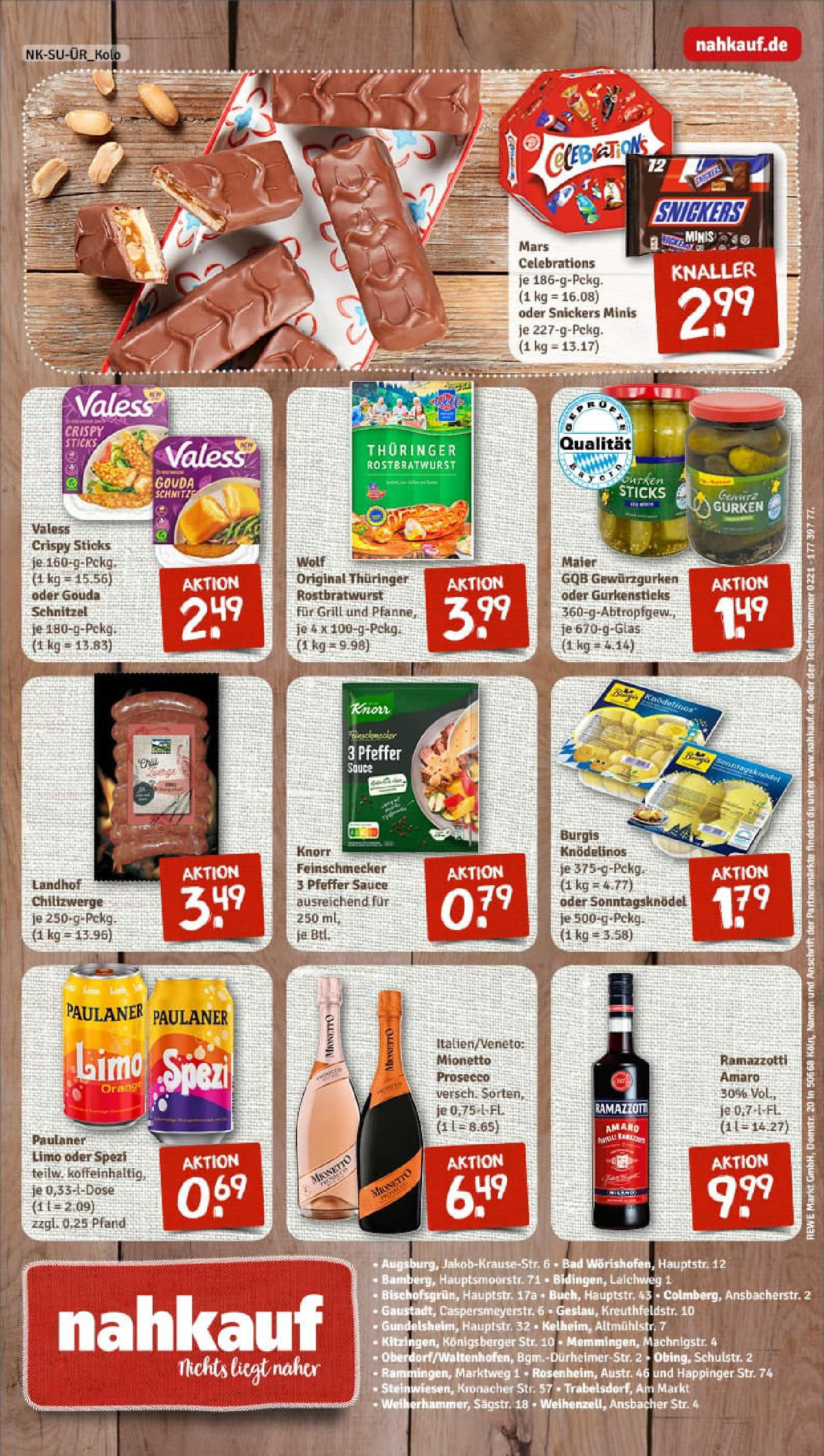 REWE Prospekt ab 13.07.2025 zum Blättern » Angebote | Seite: 8 | Produkte: Gouda, Schnitzel, Prosecco, Telefon