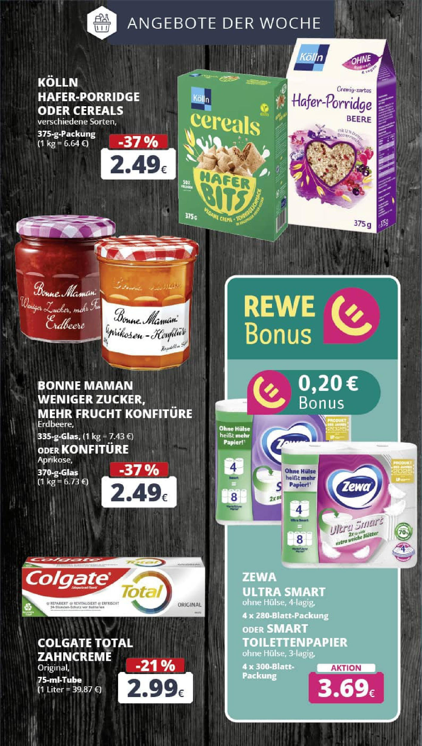 REWE Prospekt ab 13.07.2025 zum Blättern » Angebote | Seite: 5 | Produkte: Kolln, Creme, Bonne maman, Toilettenpapier