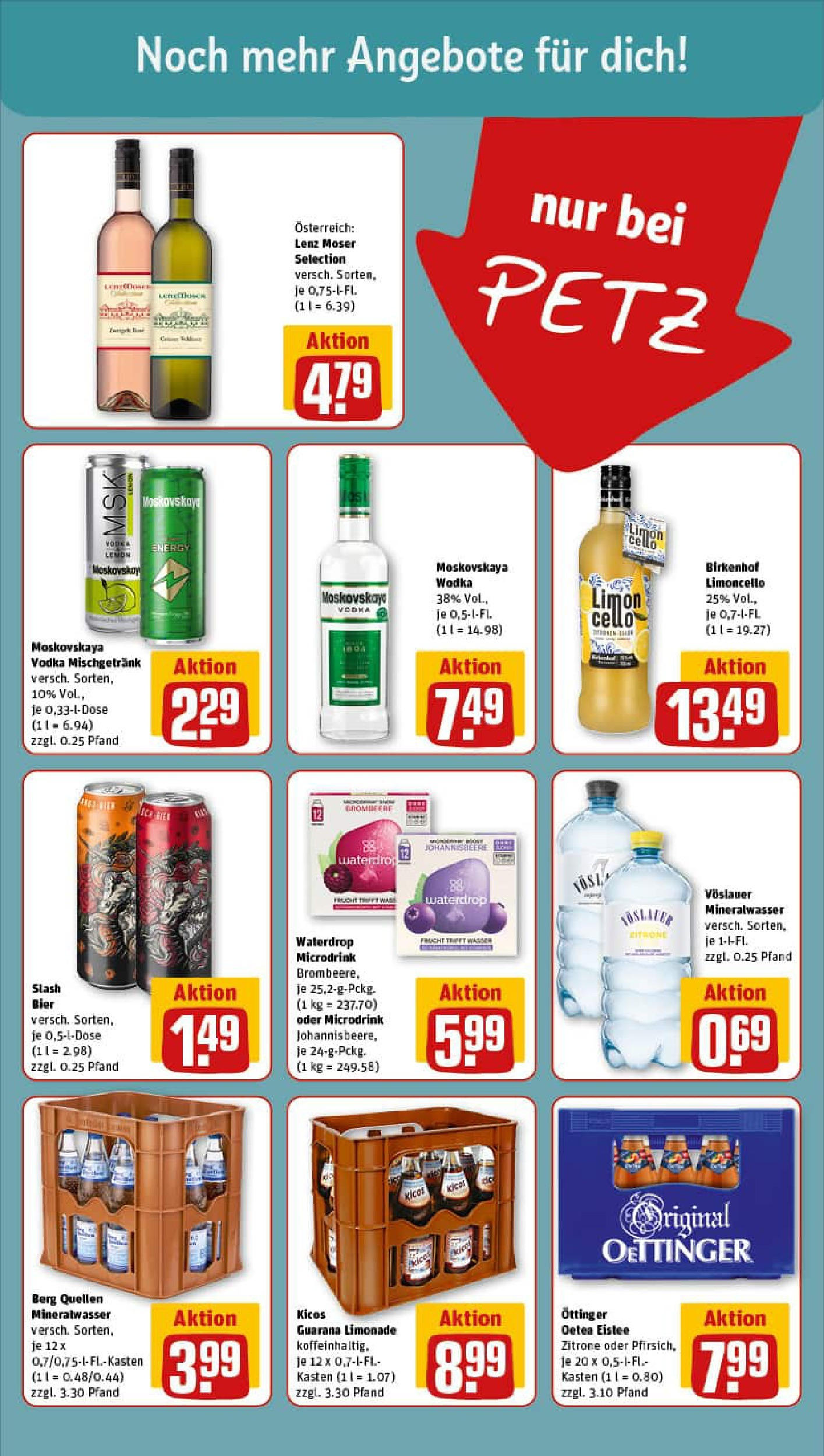 REWE Prospekt ab 13.07.2025 zum Blättern » Angebote | Seite: 15 | Produkte: Energy, Oettinger, Zitrone, Wodka