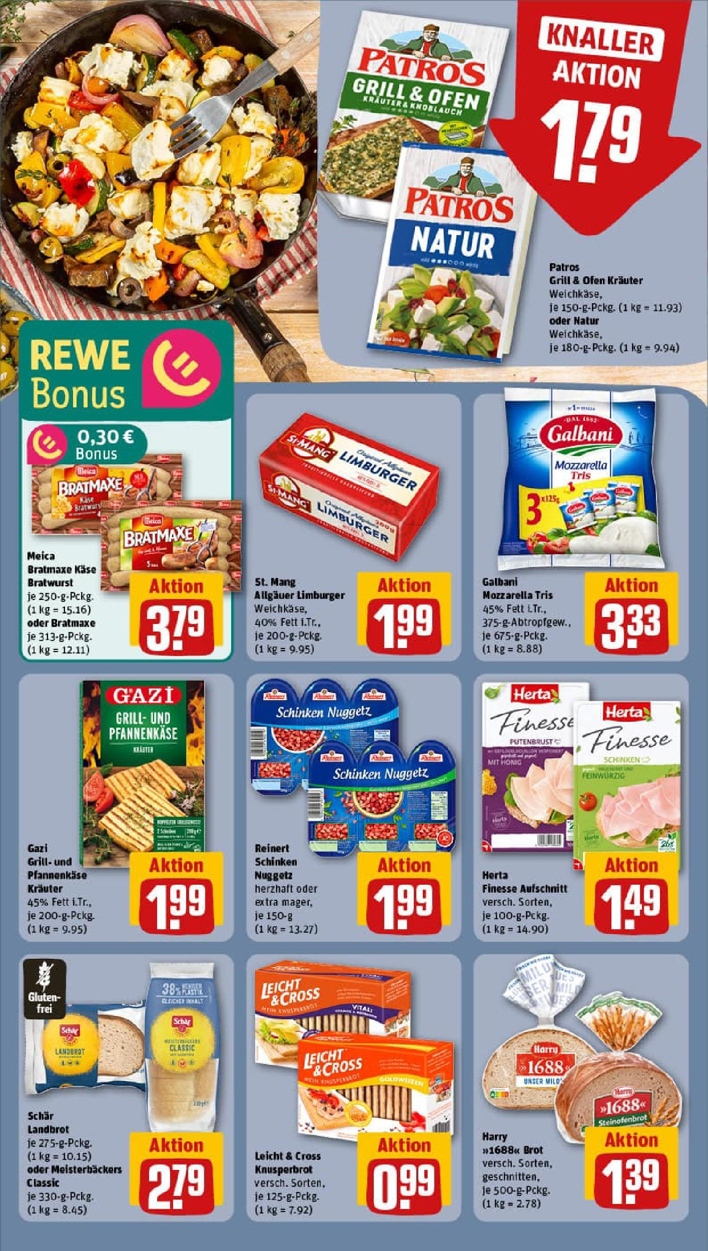 REWE Prospekt ab 13.07.2025 zum Blättern » Angebote | Seite: 12 | Produkte: Ofen, Meica, Brot, Herta finesse