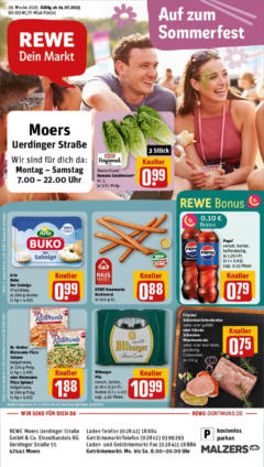 Rewe prospekt Moers	 gültig ab dem 13.07.2025