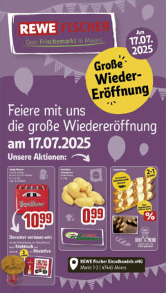 Rewe prospekt Moers	 gültig ab dem 13.07.2025