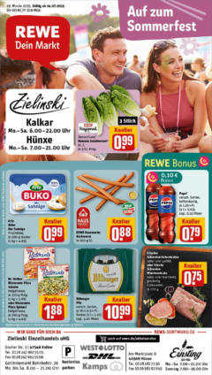 Rewe prospekt Kalkar	 gültig ab dem 13.07.2025