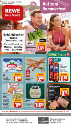 Rewe prospekt Beckum	 gültig ab dem 13.07.2025