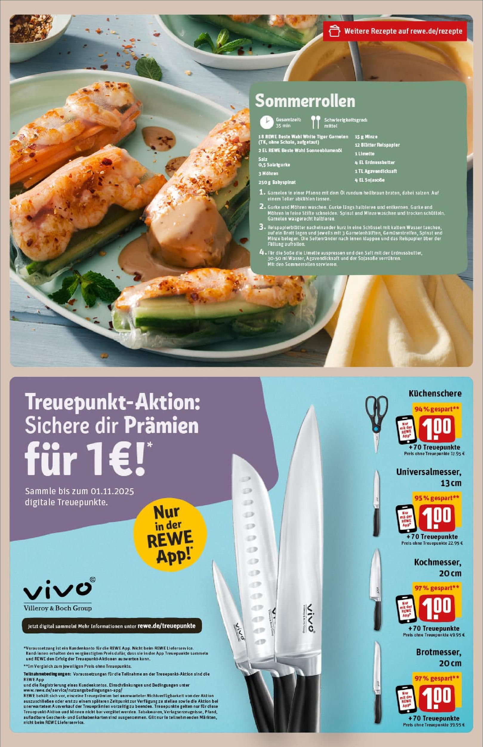 REWE Prospekt ab 13.07.2025 zum Blättern » Angebote | Seite: 25 | Produkte: Sojasoße, Sonnenblumenol, Garnelen, Limette
