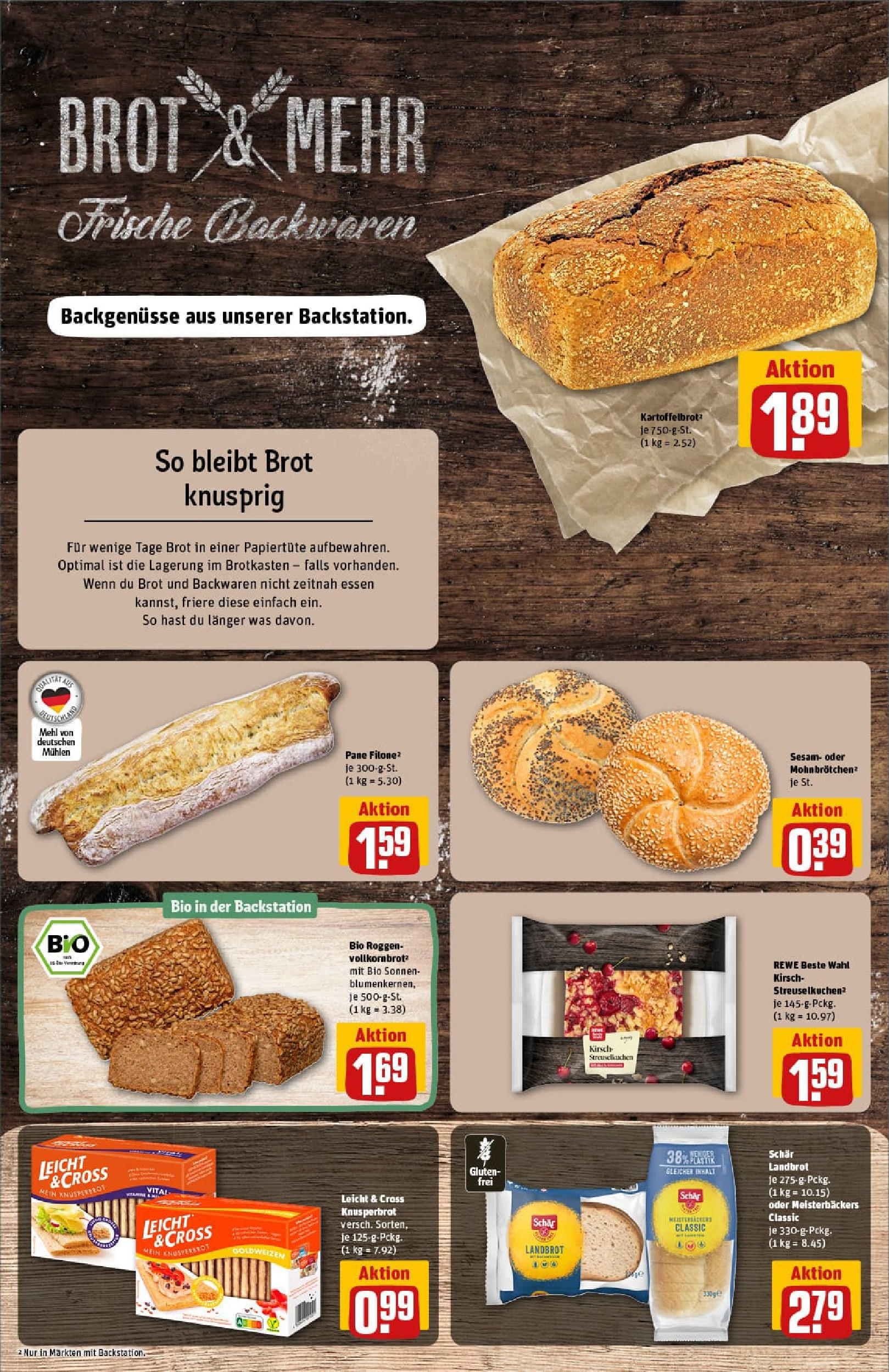 REWE Prospekt ab 13.07.2025 zum Blättern » Angebote | Seite: 11 | Produkte: Mehl, Pane, Brot