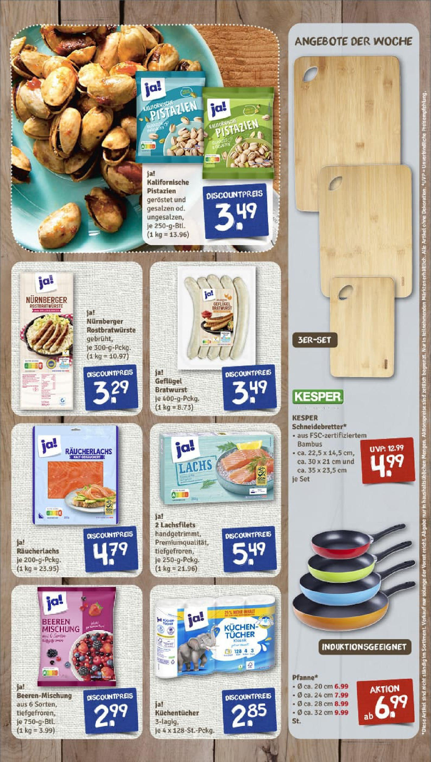 REWE Prospekt ab 14.07.2025 zum Blättern » Angebote | Seite: 7 | Produkte: Bratwurst, Lachs, Räucherlachs, Kuchen