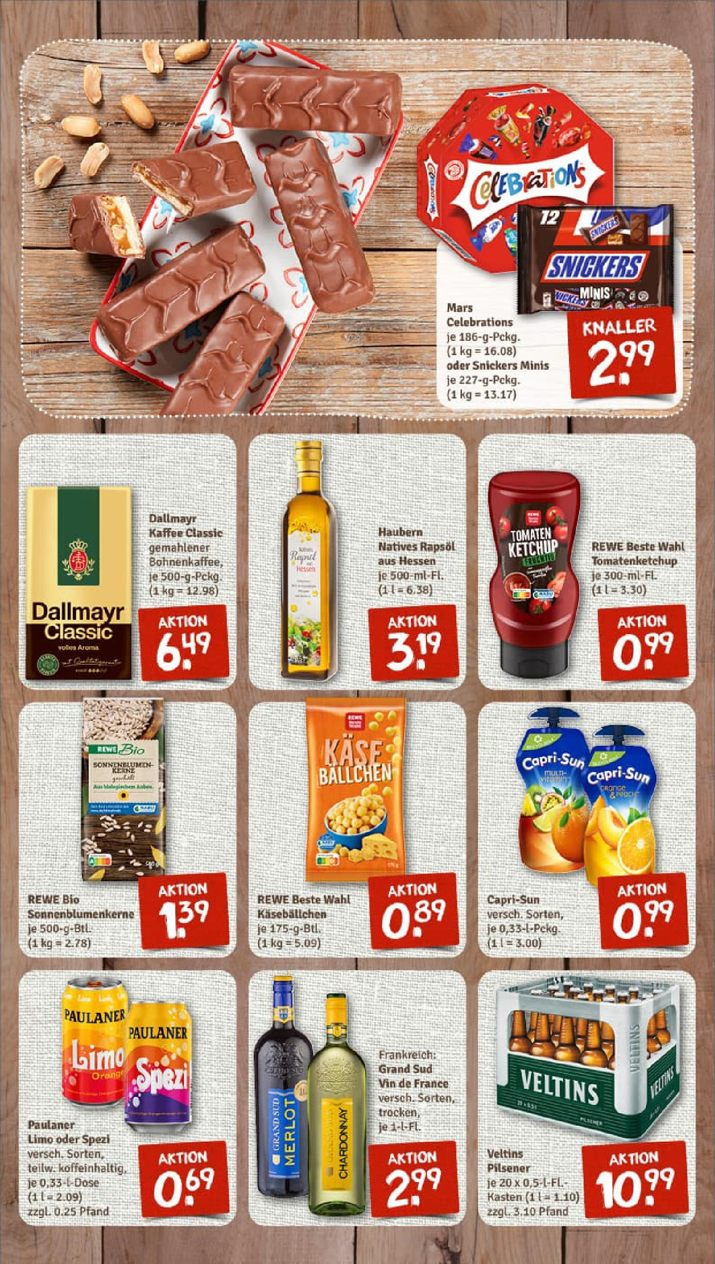 REWE Prospekt ab 13.07.2025 zum Blättern » Angebote | Seite: 7 | Produkte: Kaffee, Tomaten, Dallmayr, Grand sud