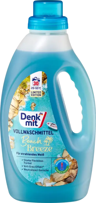 Denkmit Vollwaschmittel flüssig Beach Breeze