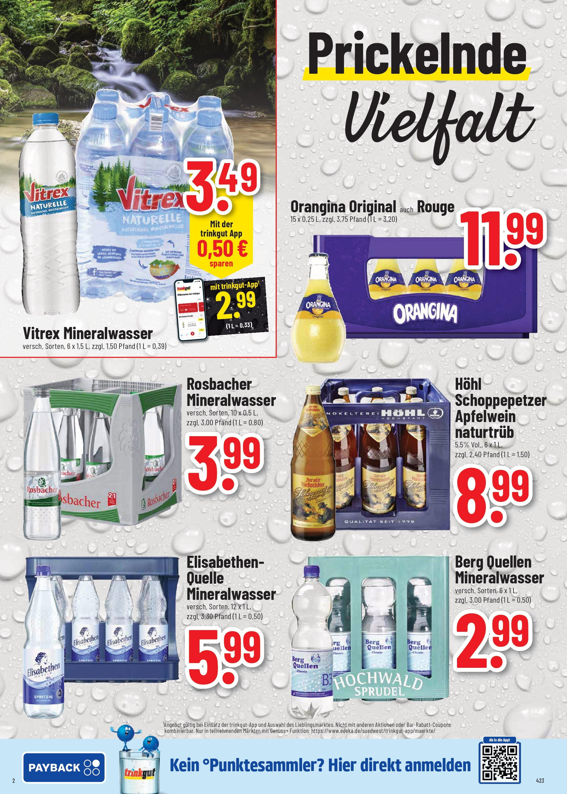 Trinkgut prospekt Bad Kreuznach	 (ab 13.07.2025) » Angebote online | Seite: 2 | Produkte: Rouge, Mineralwasser