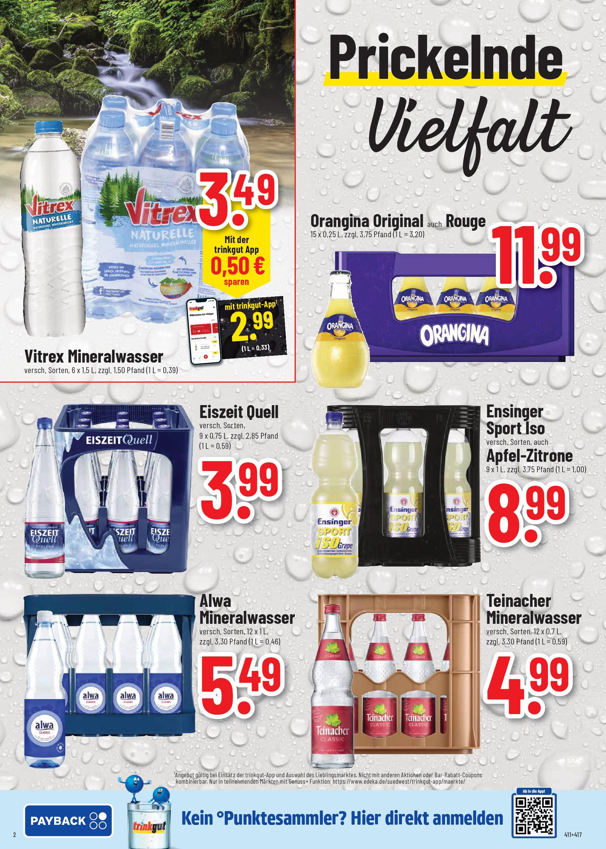 Trinkgut prospekt Crailsheim	 (ab 13.07.2025) » Angebote online | Seite: 2 | Produkte: Rouge, Mineralwasser