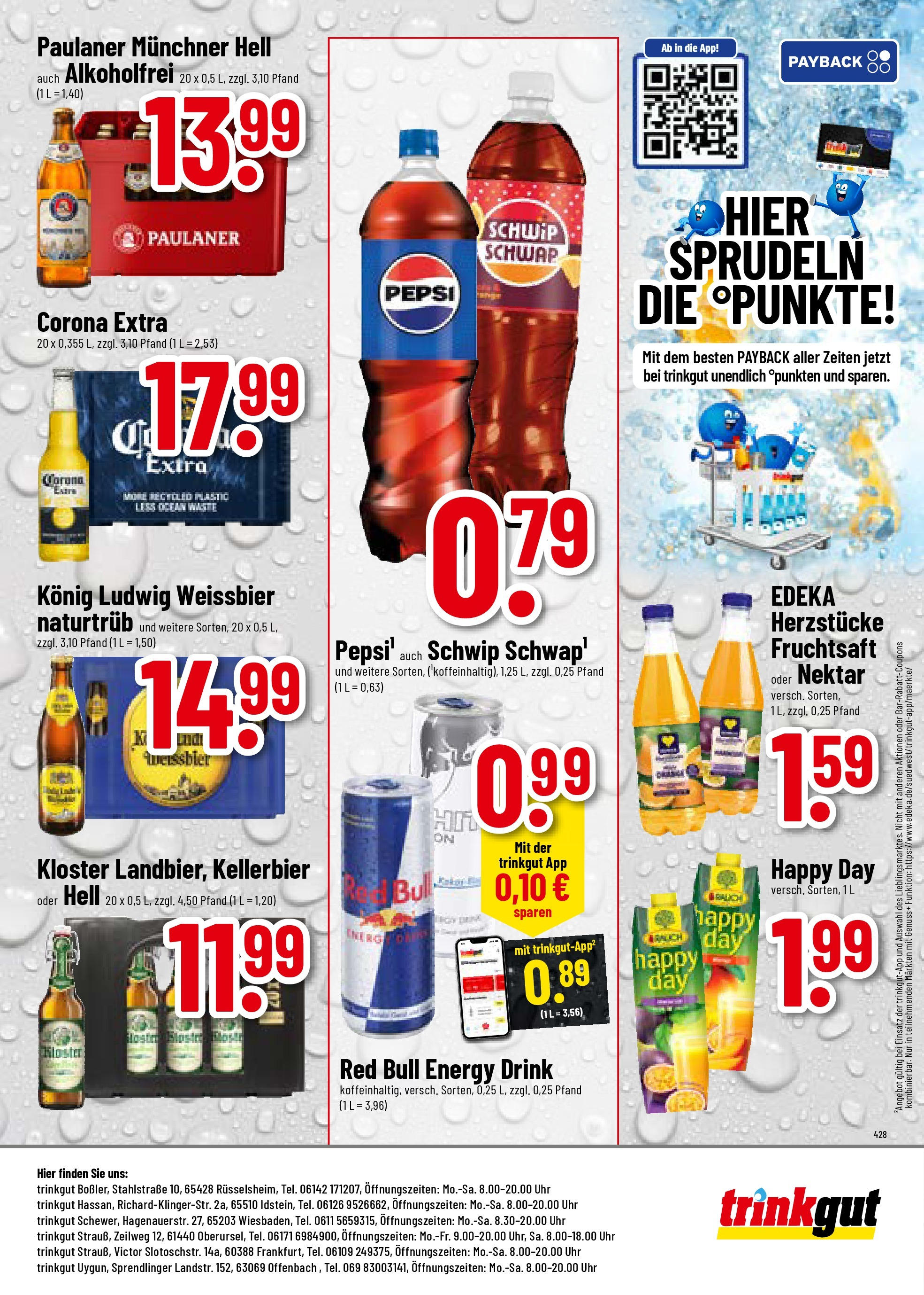 Trinkgut prospekt Idstein	 (ab 13.07.2025) » Angebote online | Seite: 8 | Produkte: Energy, Weißbier, Pepsi, Paulaner