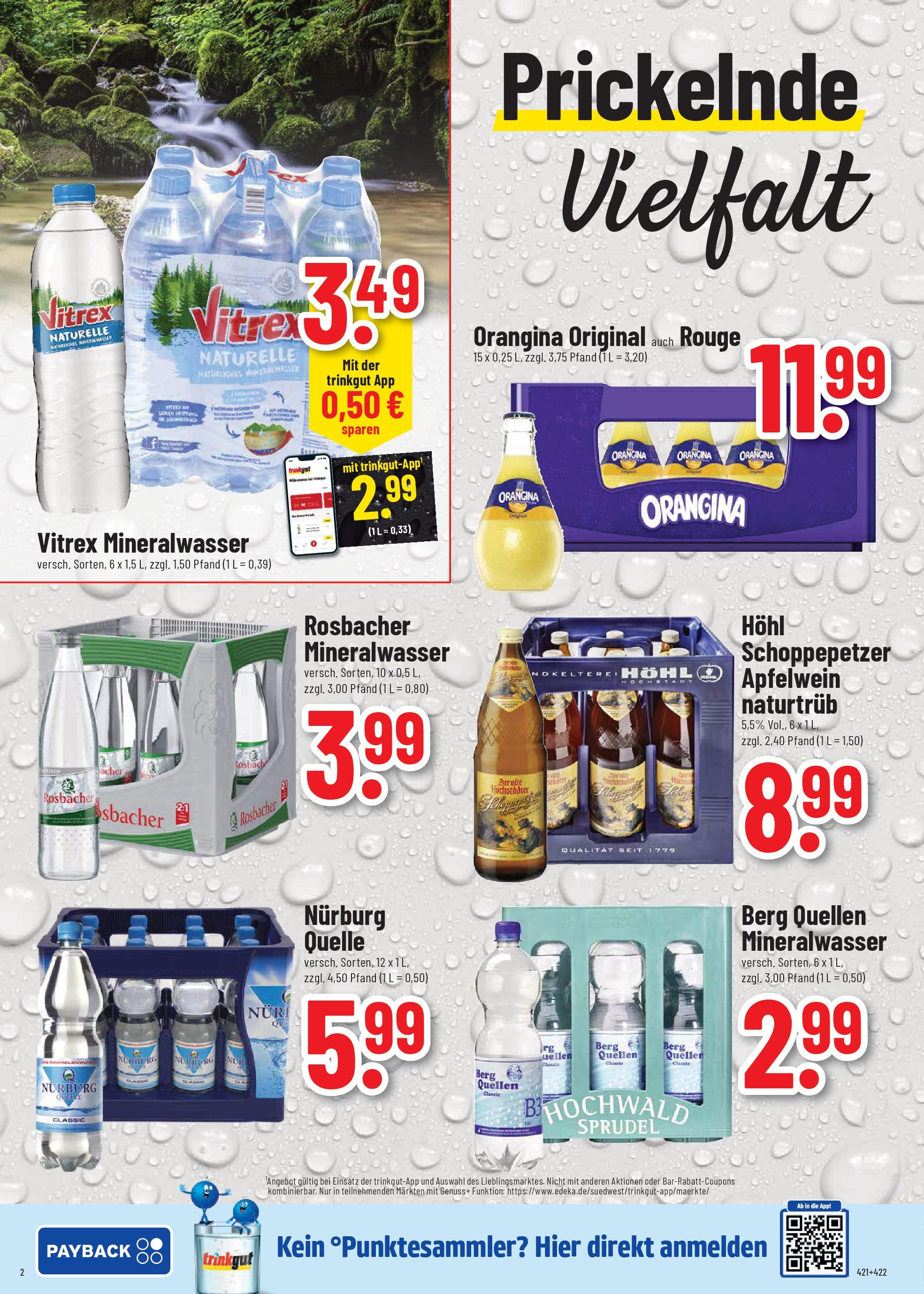 Trinkgut prospekt Wittlich	 (ab 13.07.2025) » Angebote online | Seite: 2 | Produkte: Rouge, Mineralwasser