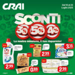 Crai Sconti 30 40 50% - al 23.07.2025