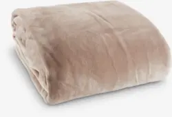 JYSK Одеяло GULSKOLM 220x240 полар сивокафяво