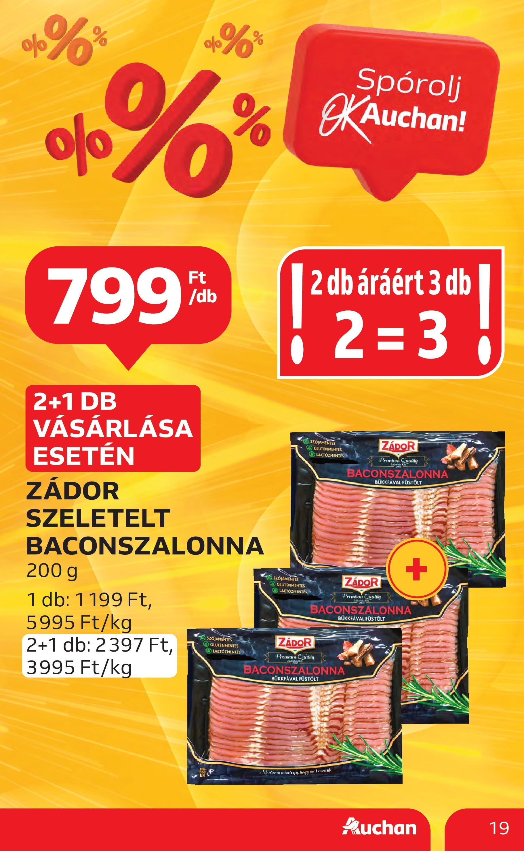 Akciós újság új Auchan - 2025.07.10. -tól/töl ⏳ | Oldal: 19 | Termékek: Bacon, Gluténmentes Auchan Akciós újság - 2025.07.10. -tól/töl > akció, lapozható szórólap 🛍️ | Oldal: 19 | Termékek: Bacon, Gluténmentes