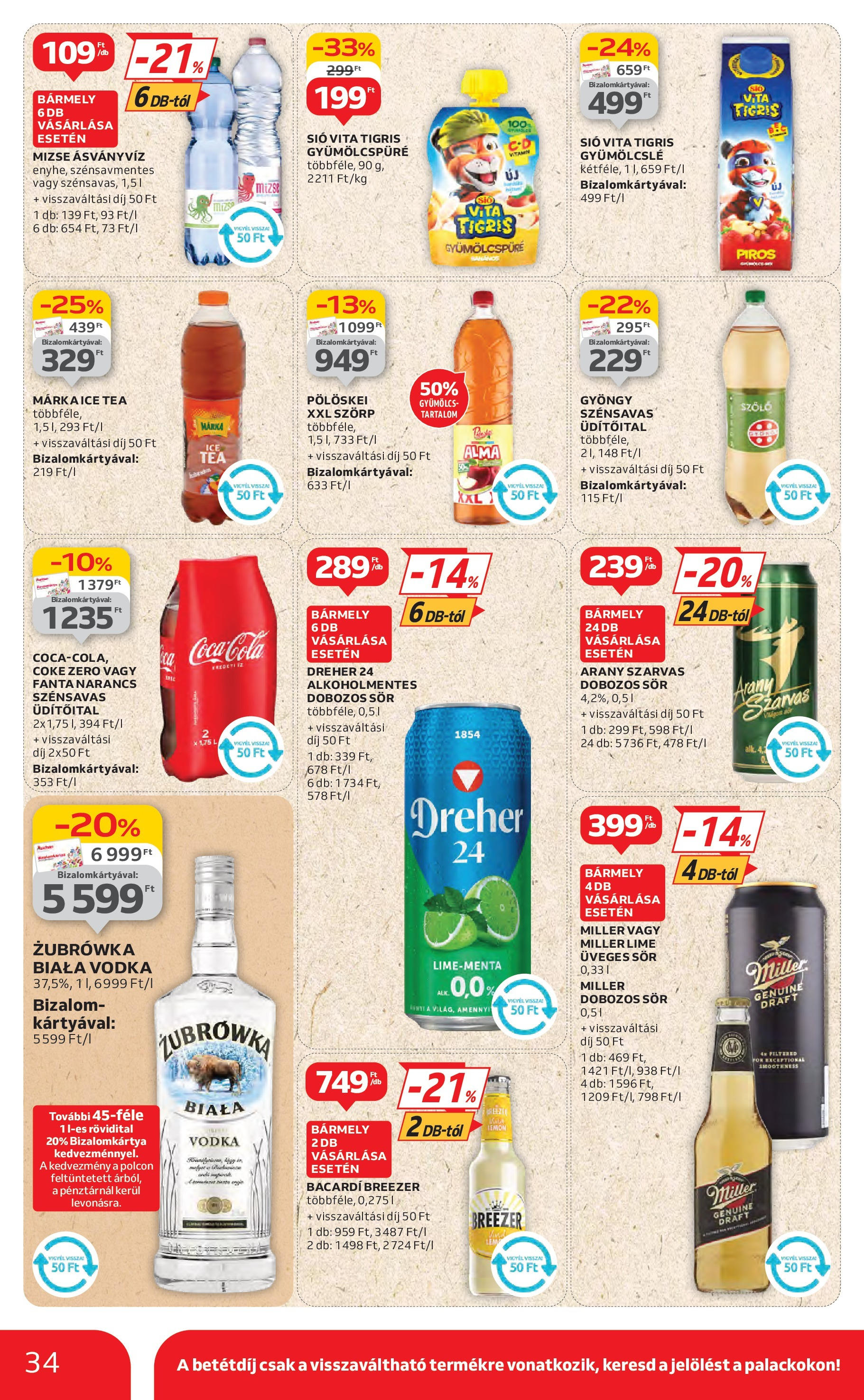 Akciós újság új Auchan - 2025.07.10. -tól/töl ⏳ | Oldal: 34 | Termékek: Szörp, Gyümölcslé, Ásványvíz, Narancs Auchan Akciós újság - 2025.07.10. -tól/töl > akció, lapozható szórólap 🛍️ | Oldal: 34 | Termékek: Szörp, Gyümölcslé, Ásványvíz, Narancs