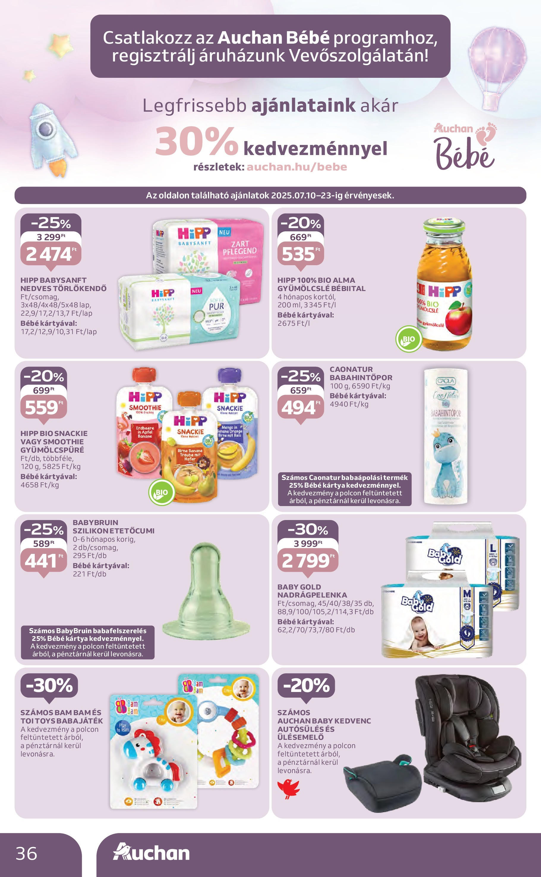 Akciós újság új Auchan - 2025.07.10. -tól/töl ⏳ | Oldal: 36 | Termékek: Gyümölcslé, Gyümölcs, Nedves törlőkendő, Mangó Auchan Akciós újság - 2025.07.10. -tól/töl > akció, lapozható szórólap 🛍️ | Oldal: 36 | Termékek: Gyümölcslé, Gyümölcs, Nedves törlőkendő, Mangó