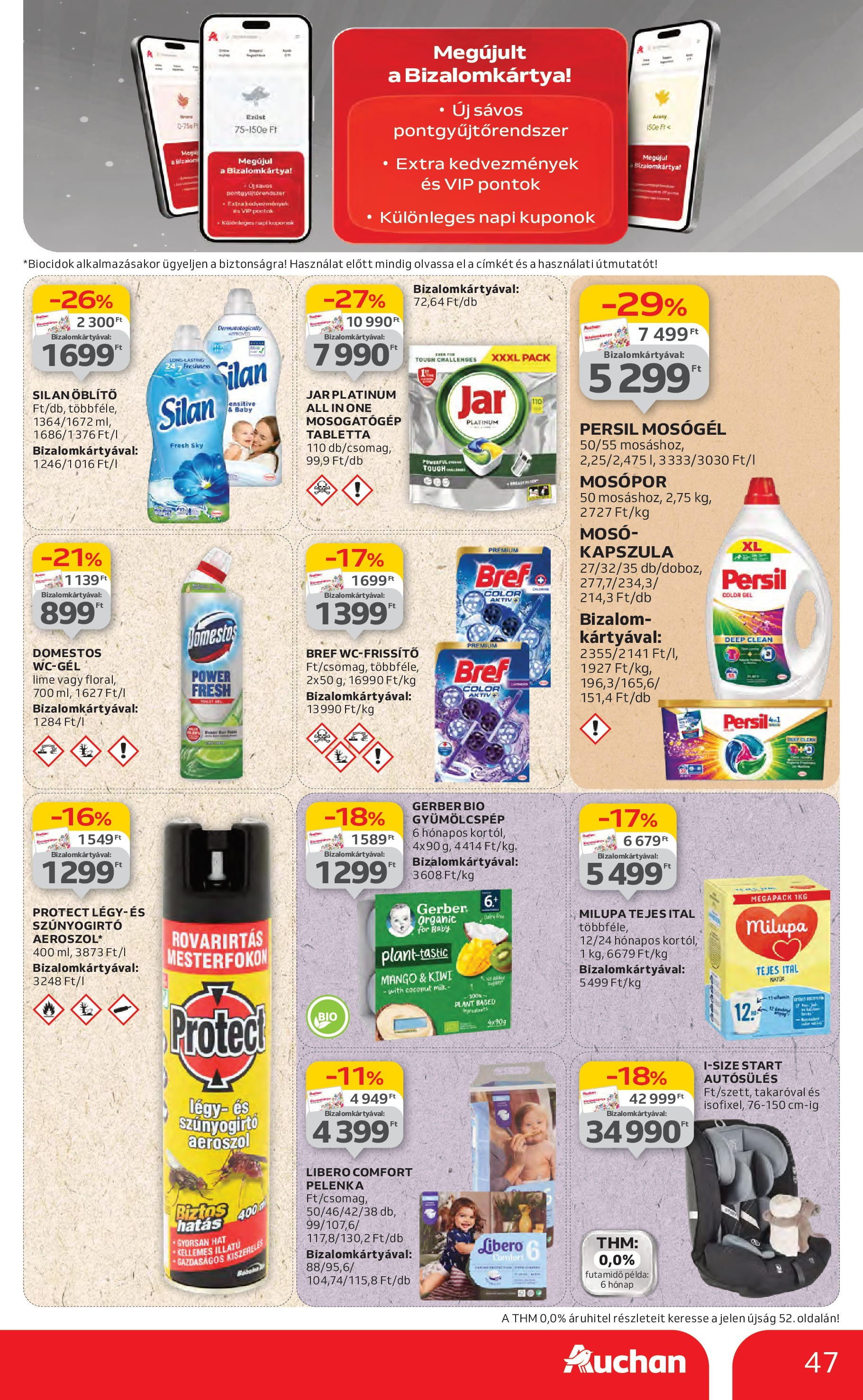 Akciós újság új Auchan - 2025.07.10. -tól/töl ⏳ | Oldal: 47 | Termékek: Lime, Pelenka, Mosogatógép tabletta, Mangó Auchan Akciós újság - 2025.07.10. -tól/töl > akció, lapozható szórólap 🛍️ | Oldal: 47 | Termékek: Lime, Pelenka, Mosogatógép tabletta, Mangó
