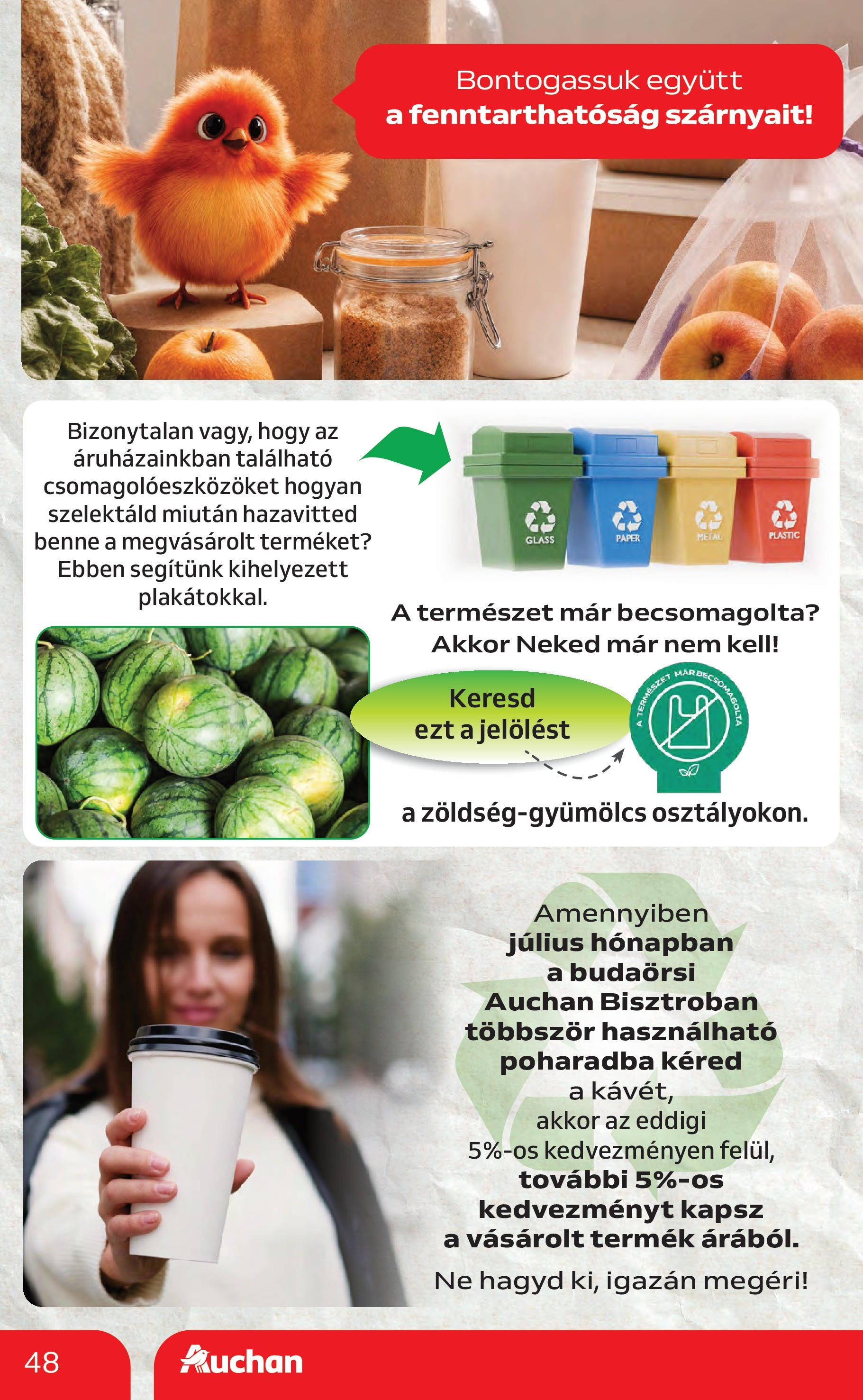 Akciós újság új Auchan - 2025.07.10. -tól/töl ⏳ | Oldal: 48 Auchan Akciós újság - 2025.07.10. -tól/töl > akció, lapozható szórólap 🛍️ | Oldal: 48