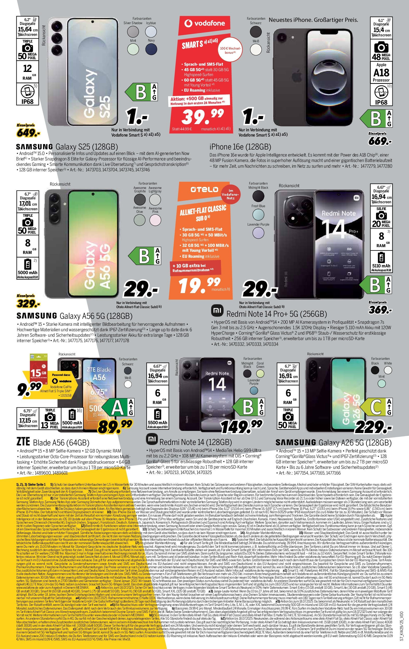 Medimax - MEDIMAX: Aktuelle Angebote (ab 10.07.2025) zum Blättern | Seite: 7 | Produkte: Kamera, Samsung, Iphone, Apple