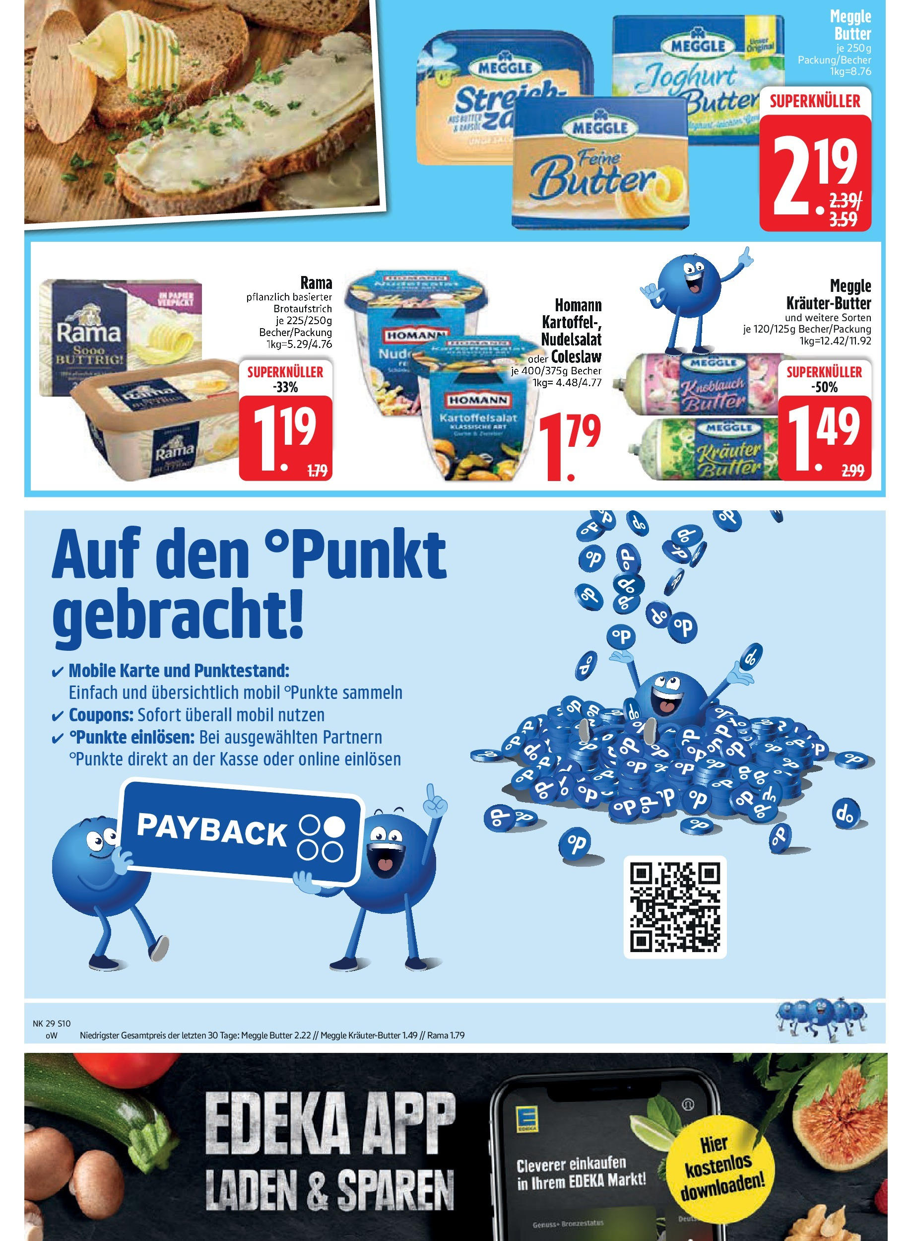 Edeka prospekt Rötz	 (ab 13.07.2025) » Angebote Online | Seite: 10 | Produkte: Joghurt, Knoblauch, Pasta, Meggle butter