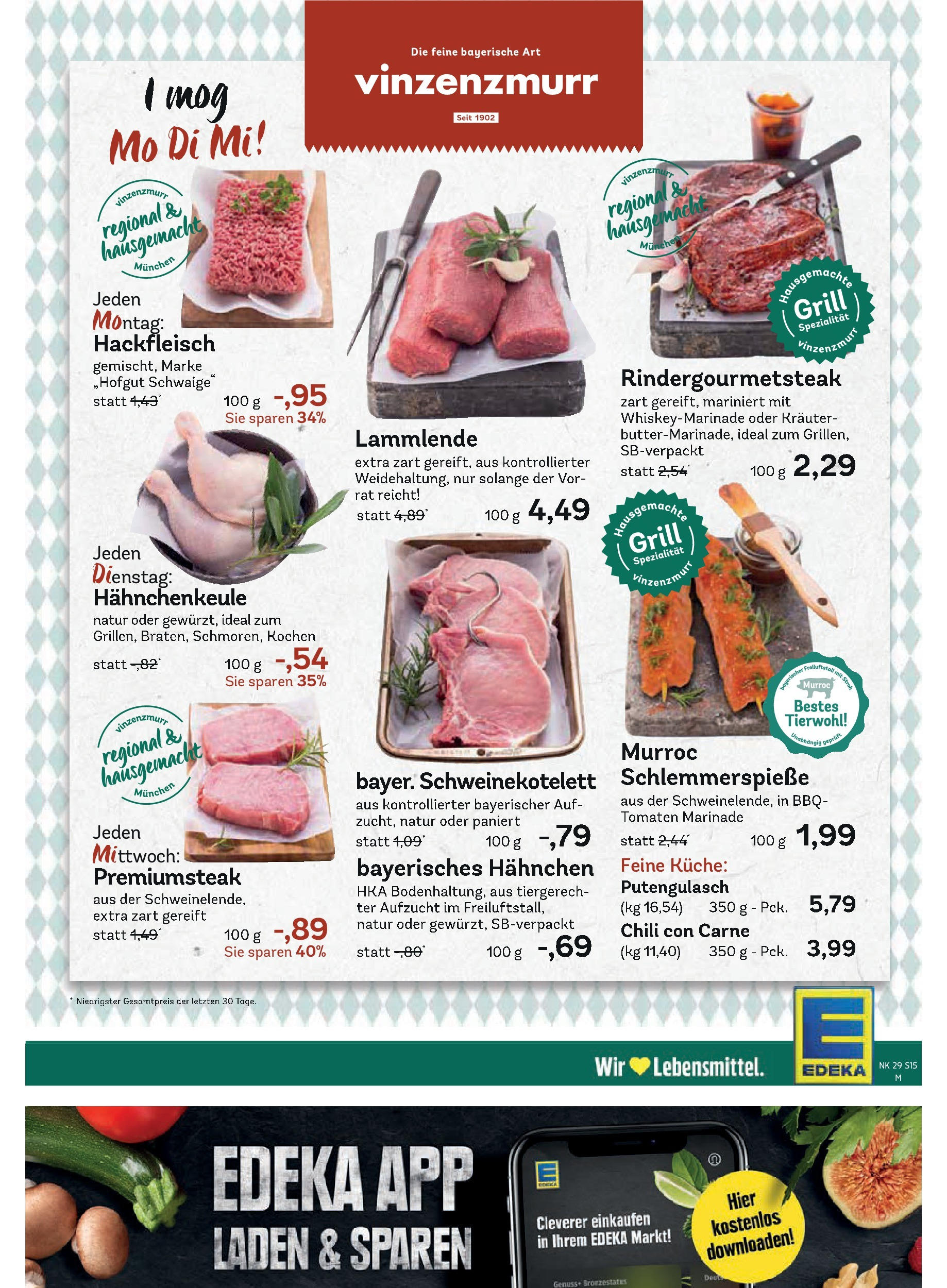 Edeka prospekt Unterföhring	 (ab 14.07.2025) » Angebote Online | Seite: 15 | Produkte: Grill, Küche, Tomaten, Steak