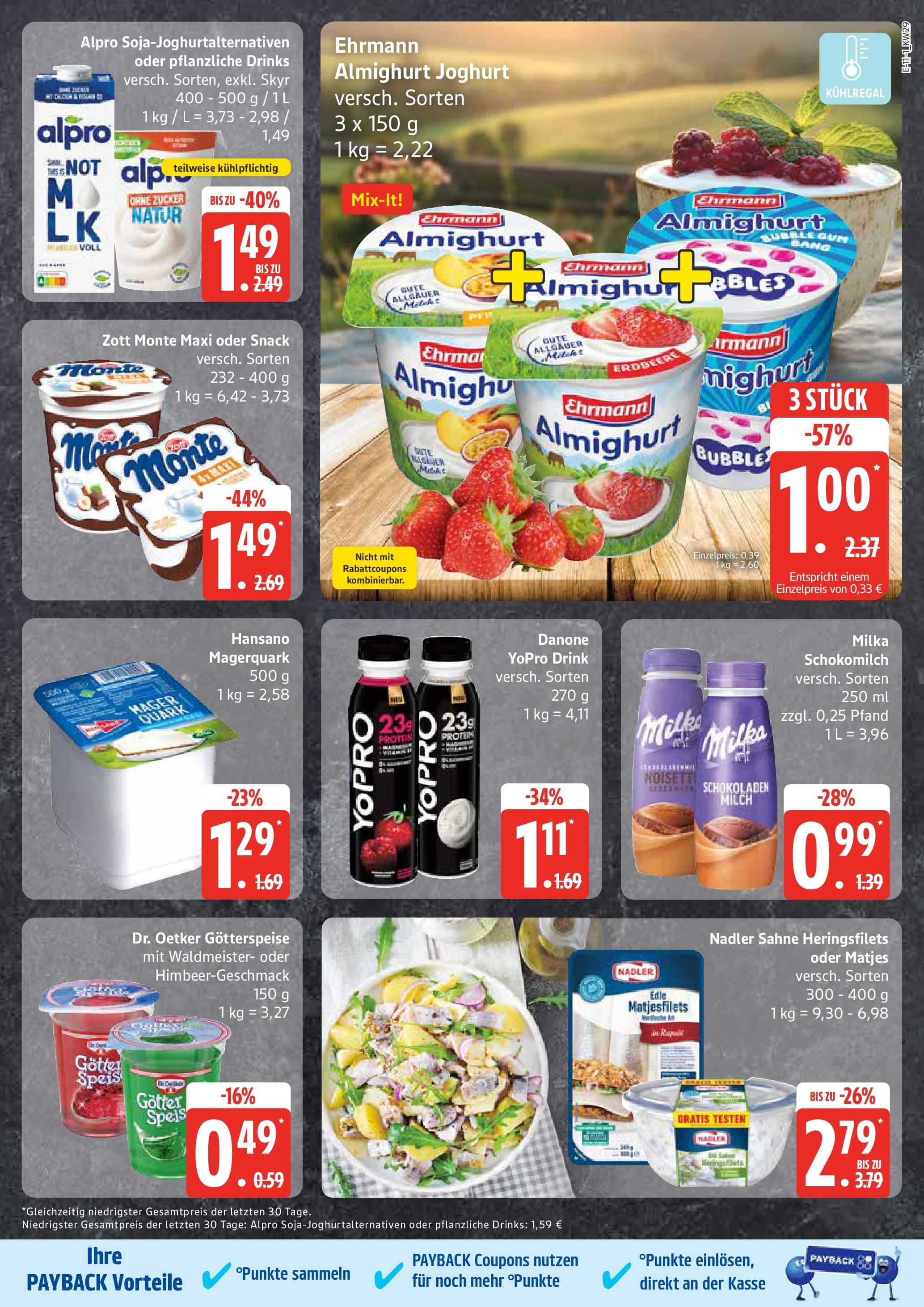 Marktkauf - Marktkauf: Wochenangebote (ab 13.07.2025) » Angebote online | Seite: 11 | Produkte: Milka, Skyr, Alpro, Zucker