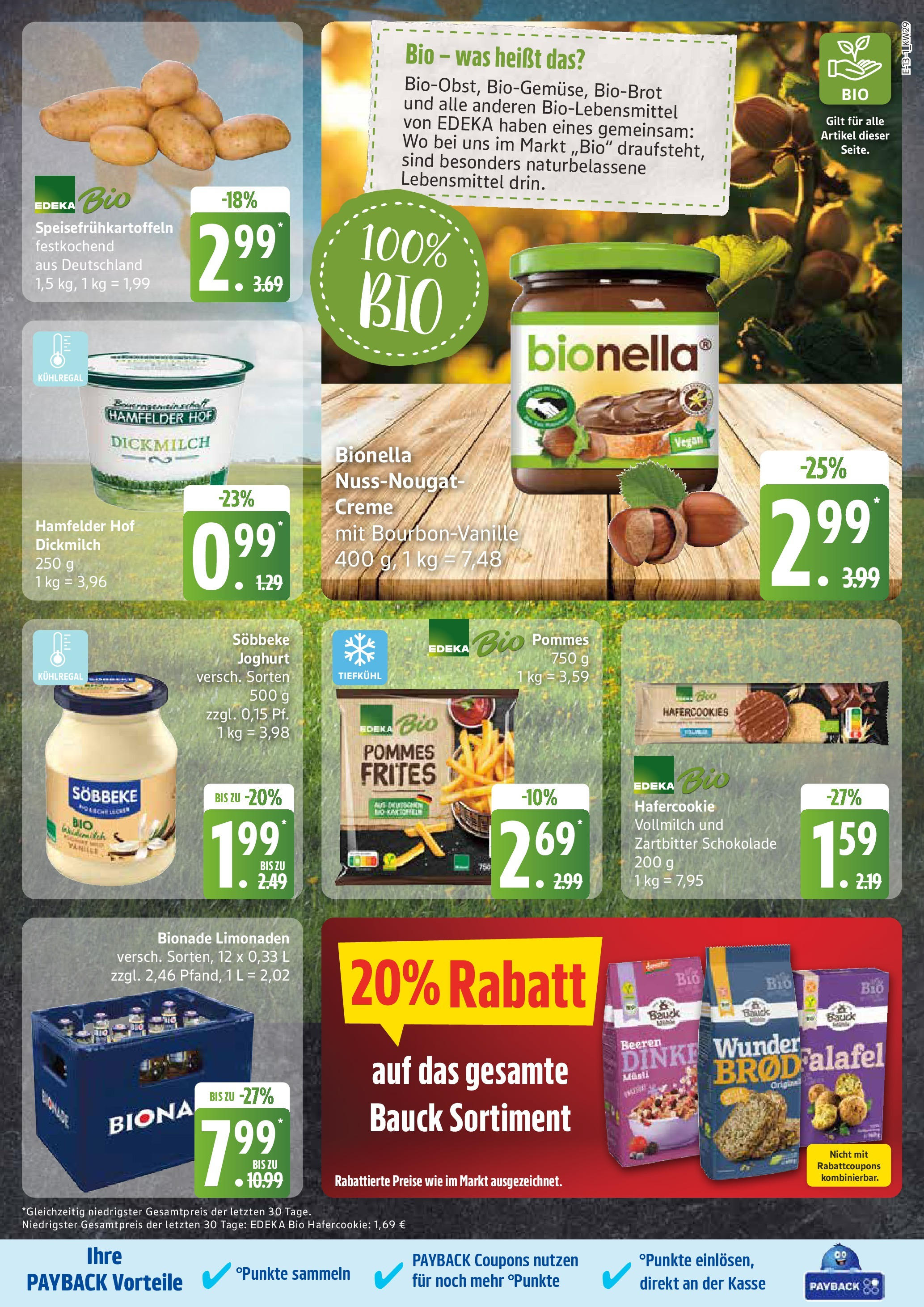 Marktkauf - Marktkauf: Wochenangebote (ab 13.07.2025) » Angebote online | Seite: 13 | Produkte: Joghurt, Schokolade, Bionade, Pommes frites