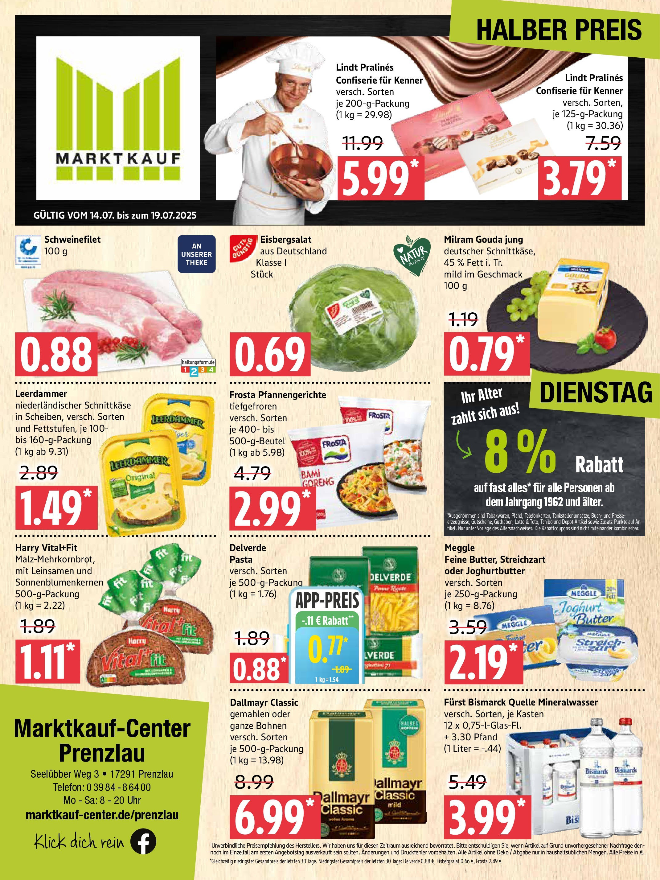 MARKTKAUF Prospekt ab Montag 13.07.2025 > Marktkauf: Wochenangebote