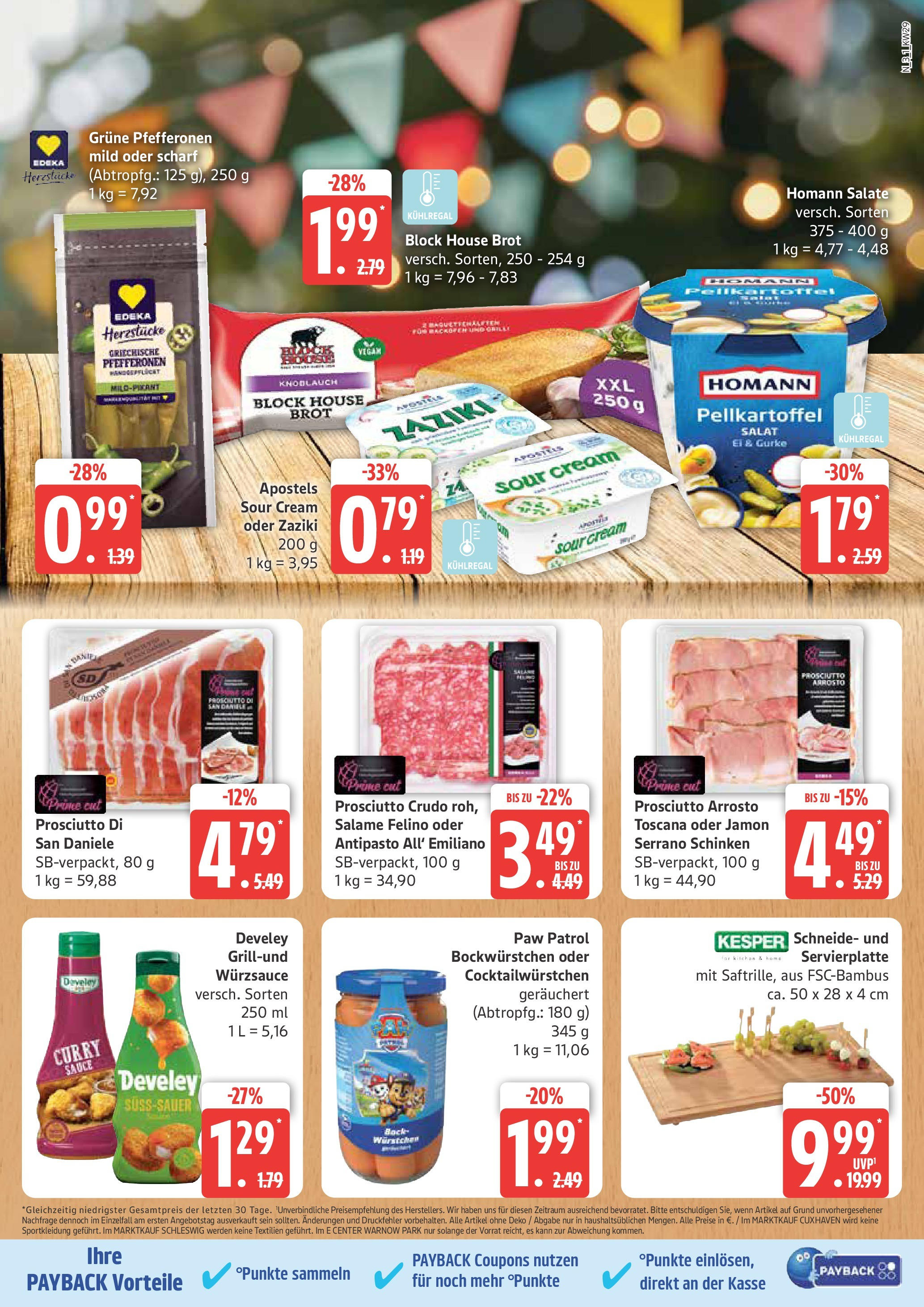 Marktkauf - Marktkauf: Wochenangebote (ab 13.07.2025) » Angebote online | Seite: 3 | Produkte: Knoblauch, Serrano schinken, Schinken, Salat
