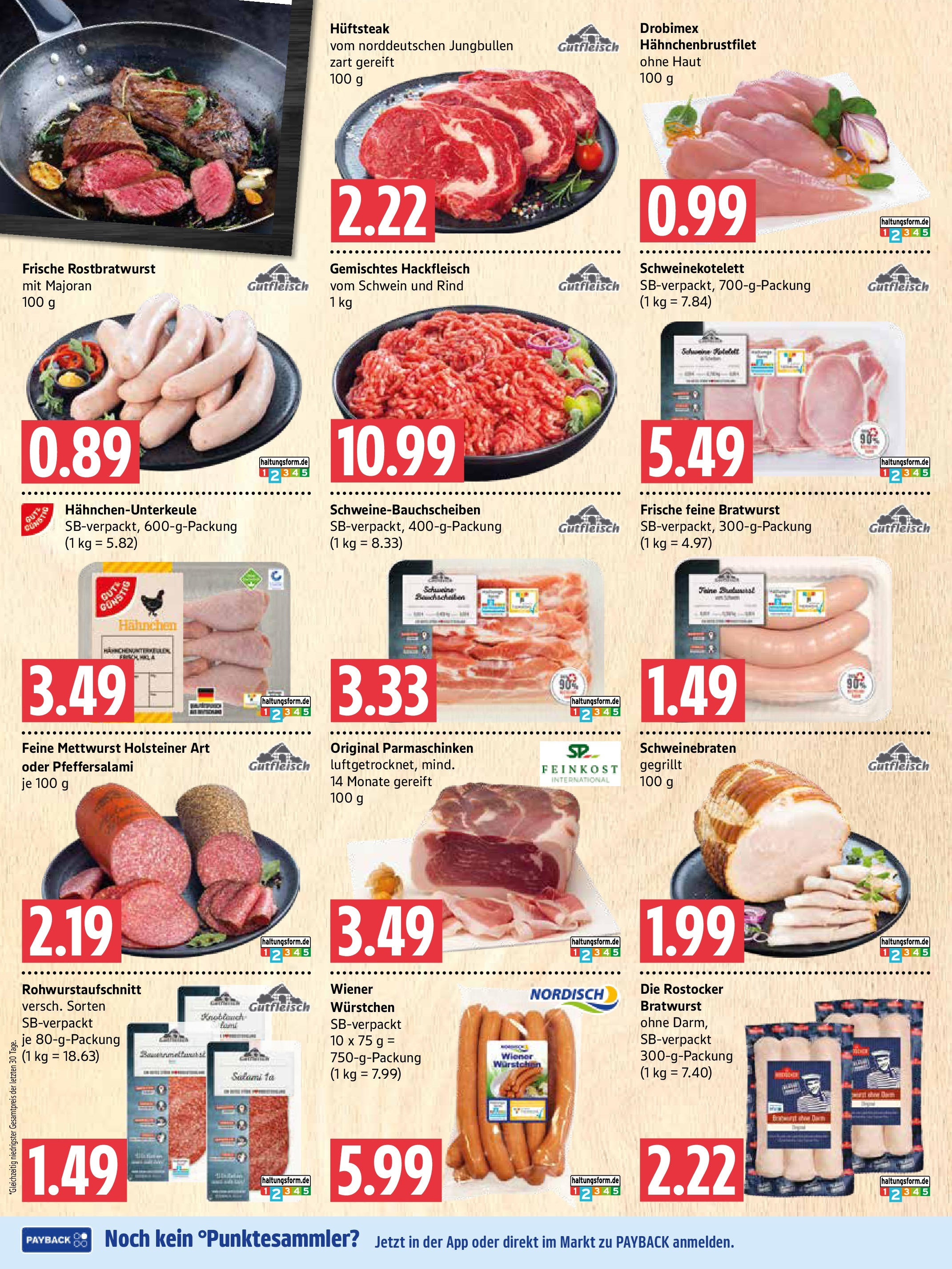 Marktkauf - Marktkauf: Wochenangebote (ab 13.07.2025) » Angebote online | Seite: 2 | Produkte: Hahnchen, Bratwurst, Salami, Hackfleisch