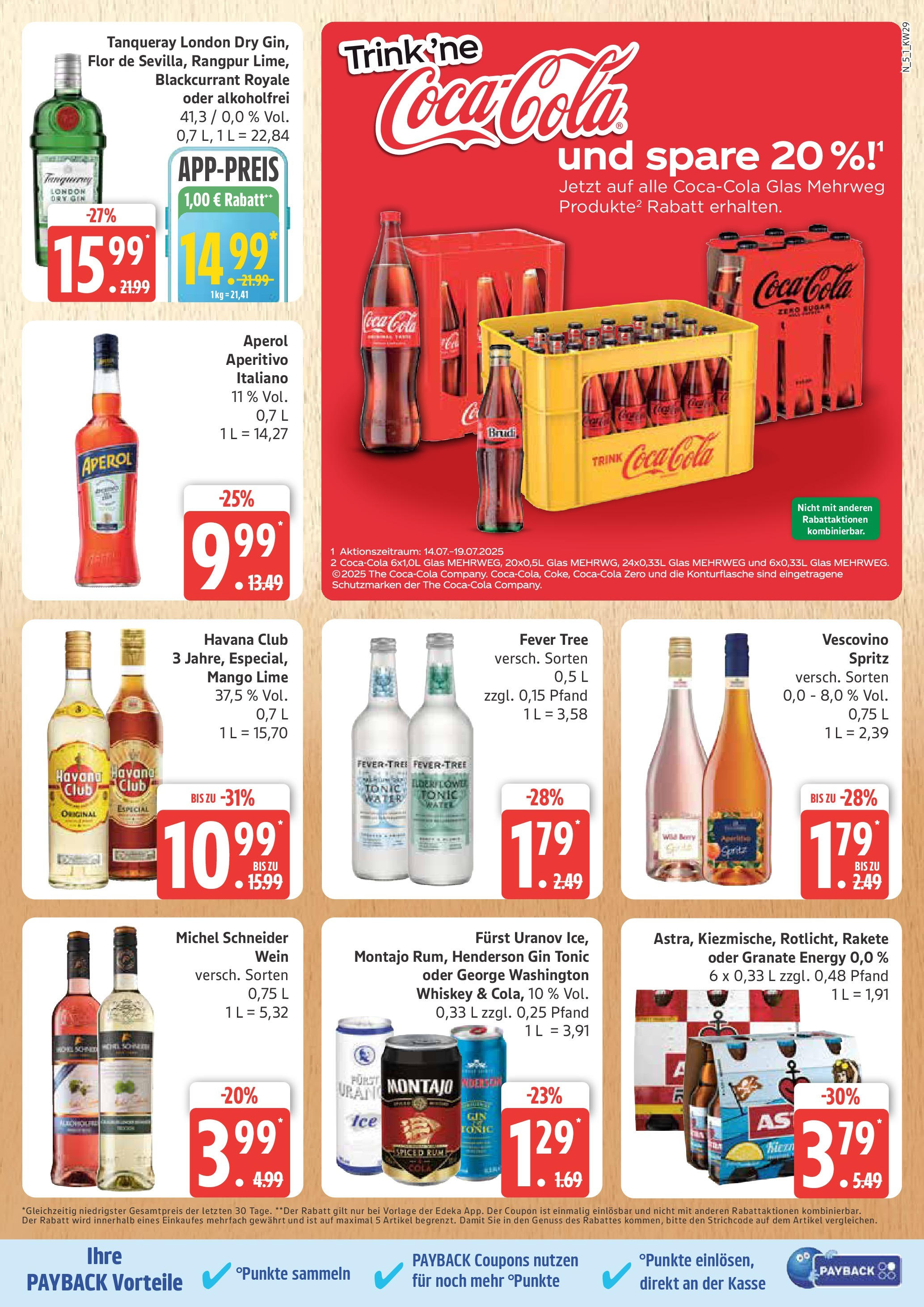 Marktkauf - Marktkauf: Wochenangebote (ab 13.07.2025) » Angebote online | Seite: 5 | Produkte: Cola, Energy, Rum, Mango