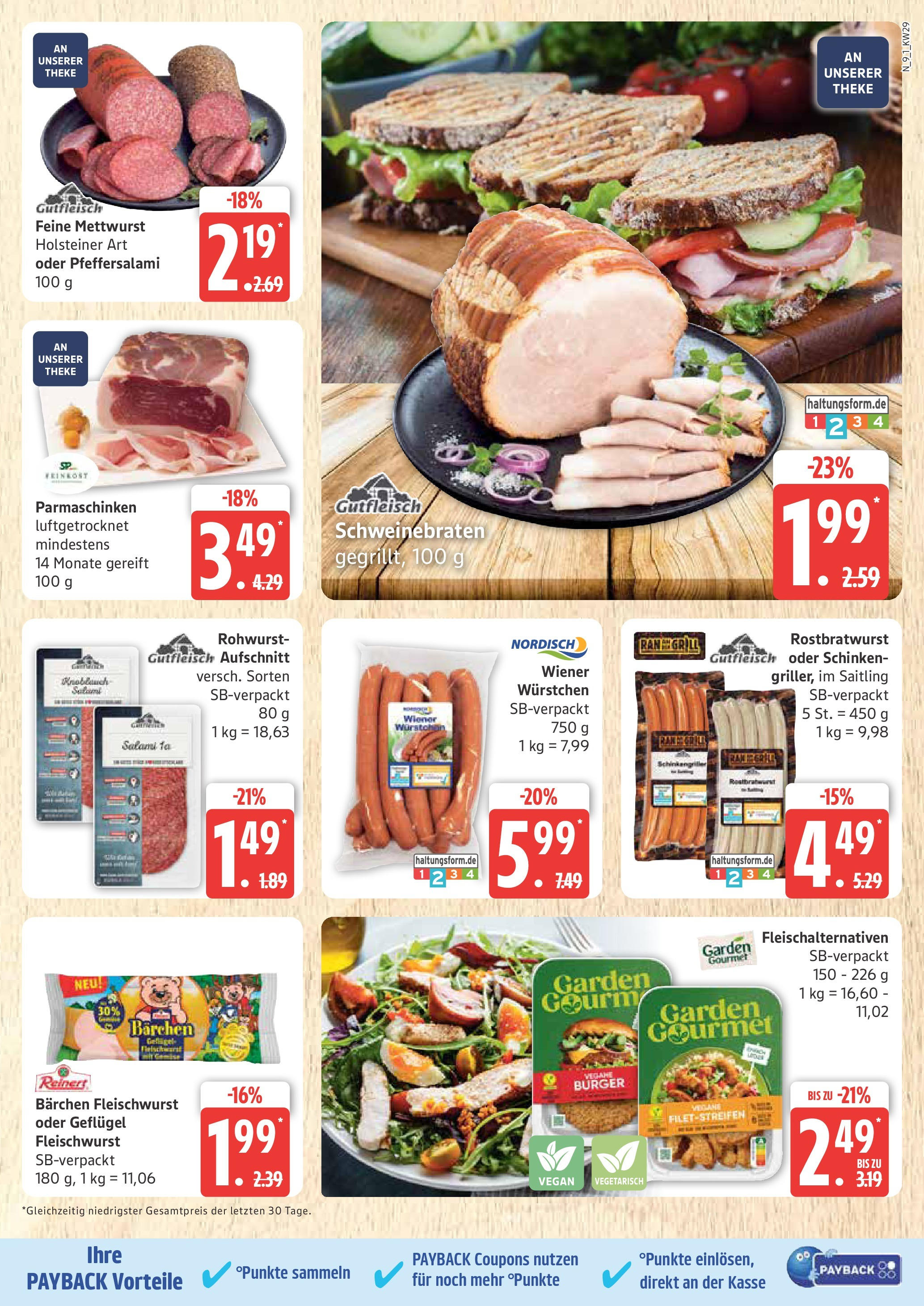 Marktkauf - Marktkauf: Wochenangebote (ab 13.07.2025) » Angebote online | Seite: 9 | Produkte: Grill, Theke, Burger, Schinken