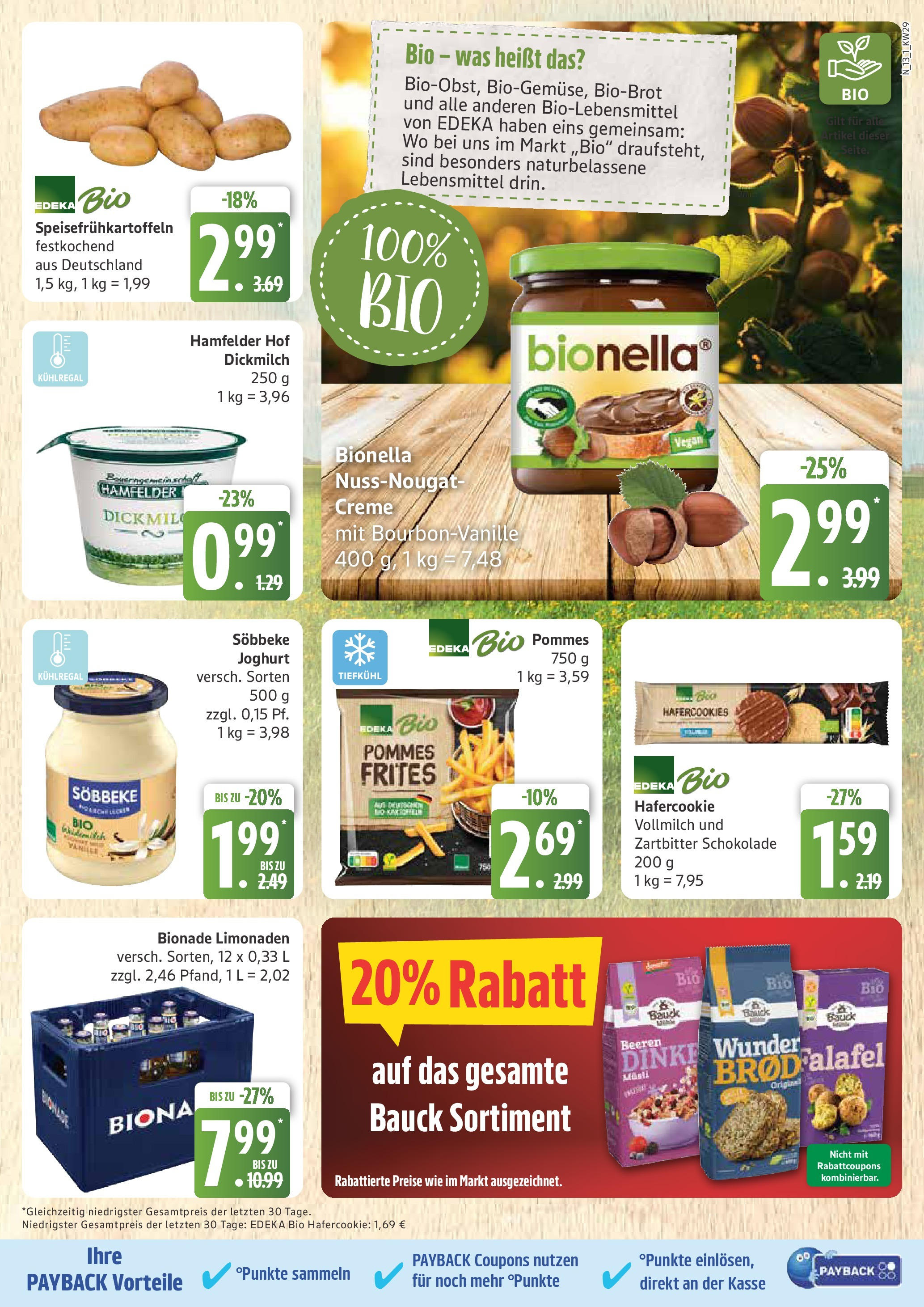 Marktkauf - Marktkauf: Wochenangebote (ab 13.07.2025) » Angebote online | Seite: 13 | Produkte: Joghurt, Schokolade, Bionade, Pommes frites