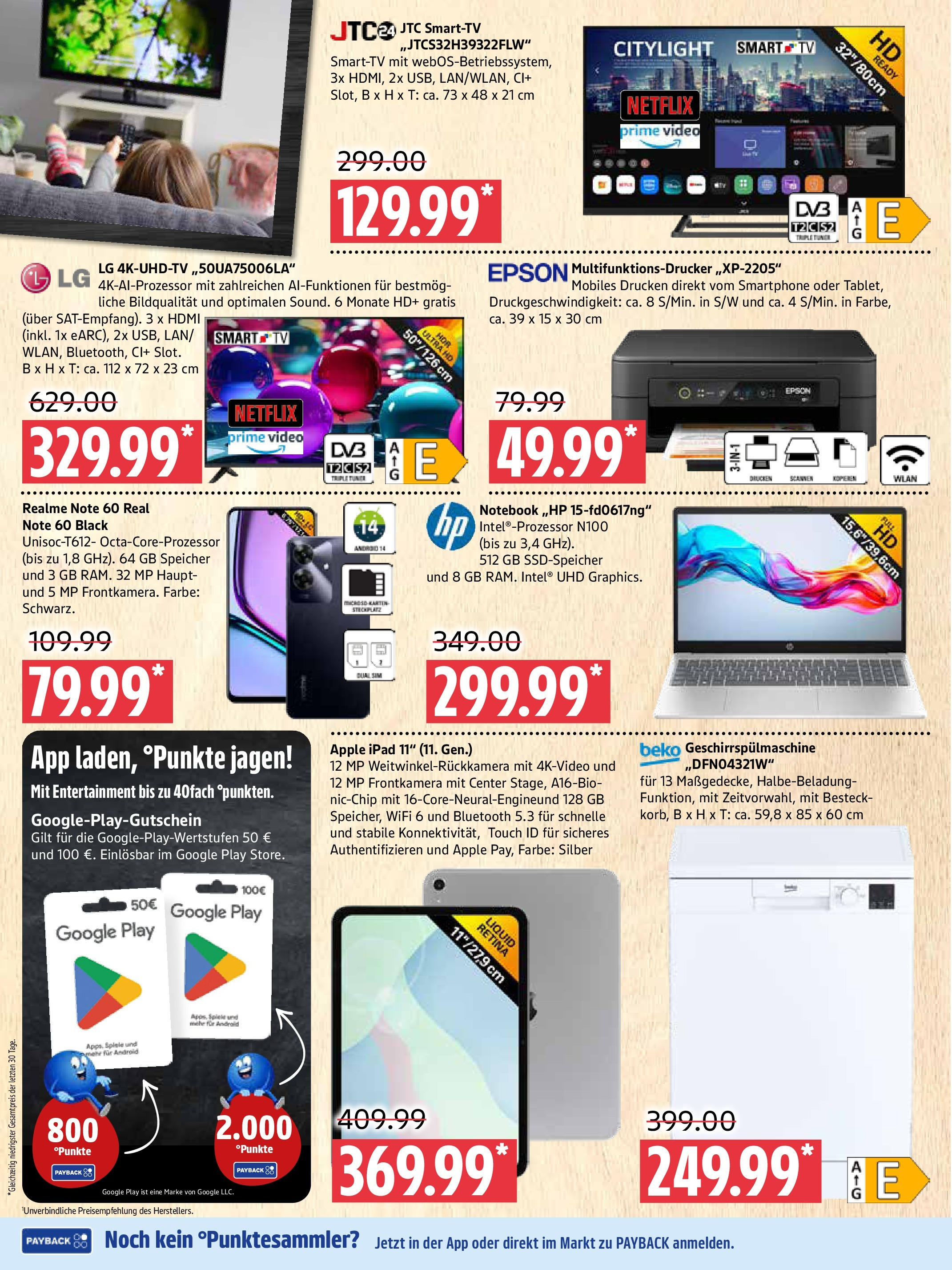 Marktkauf - Marktkauf: Wochenangebote (ab 13.07.2025) » Angebote online | Seite: 10 | Produkte: LG, Ipad, Geschirrspülmaschine, Smartphone