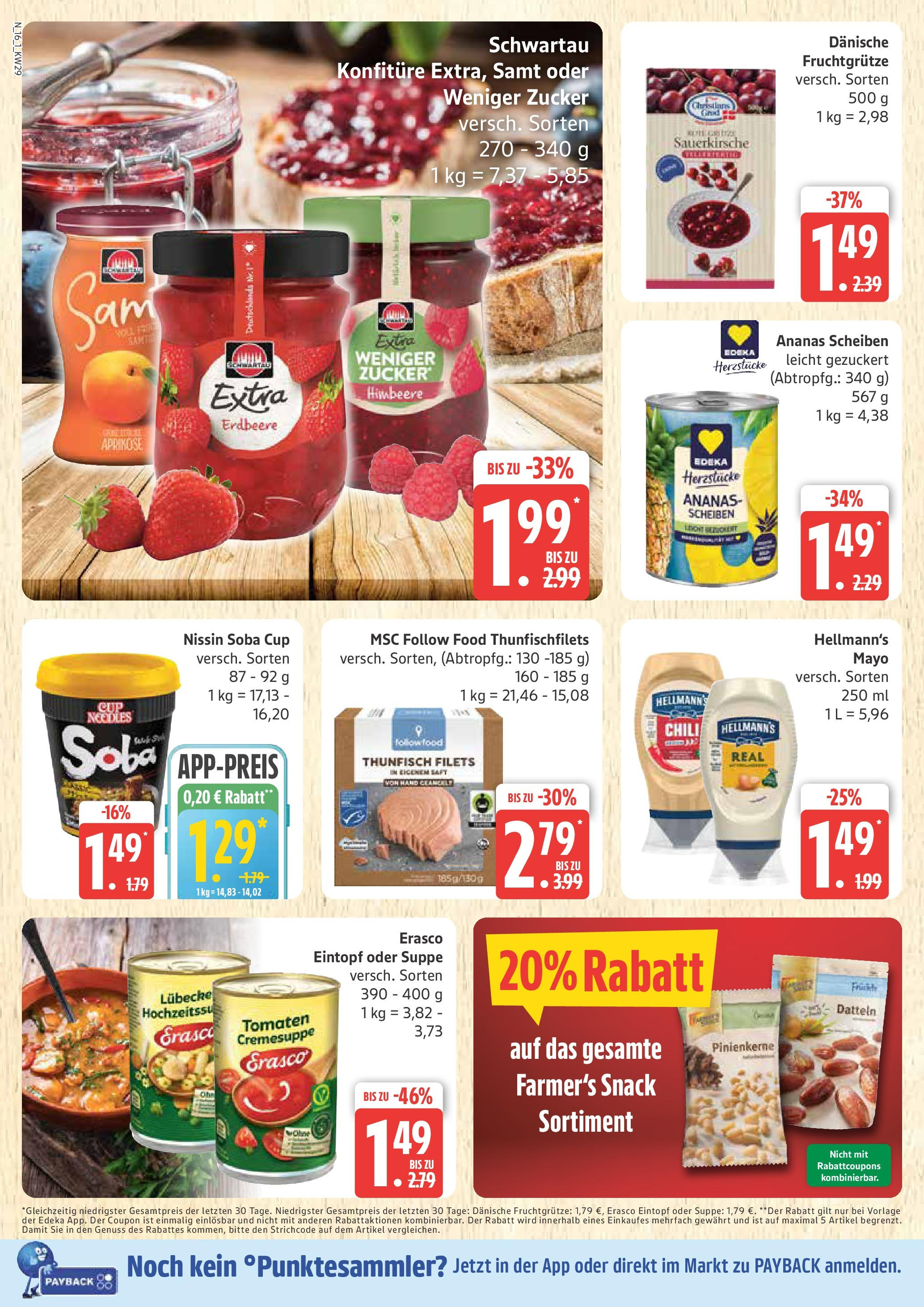 Marktkauf - Marktkauf: Wochenangebote (ab 13.07.2025) » Angebote online | Seite: 16 | Produkte: Tomaten, Chili, Himbeere, Erasco