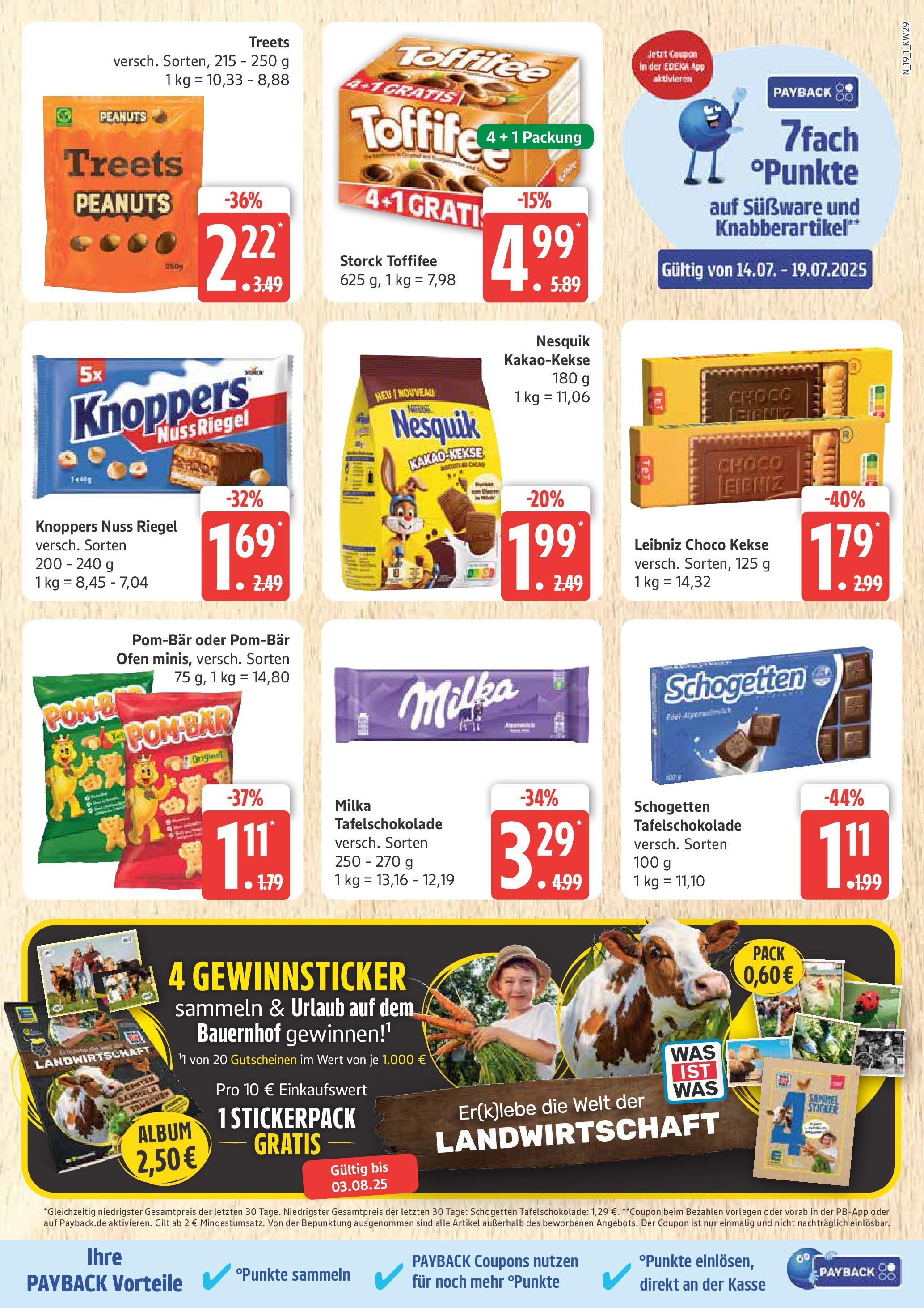 Marktkauf - Marktkauf: Wochenangebote (ab 13.07.2025) » Angebote online | Seite: 19 | Produkte: Nesquik, Milka, Knoppers, Kekse