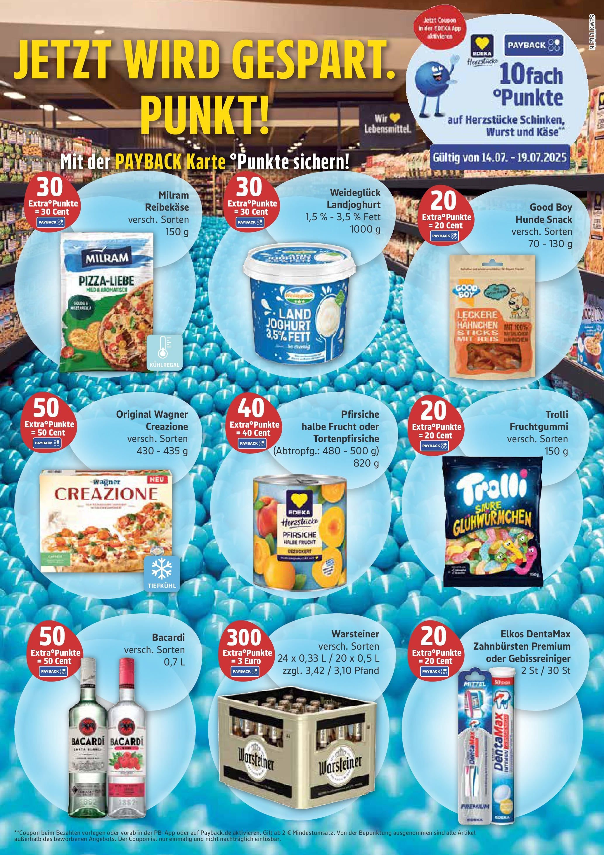 Marktkauf - Marktkauf: Wochenangebote (ab 13.07.2025) » Angebote online | Seite: 21 | Produkte: Bacardi, Joghurt, Reis, Reibekase