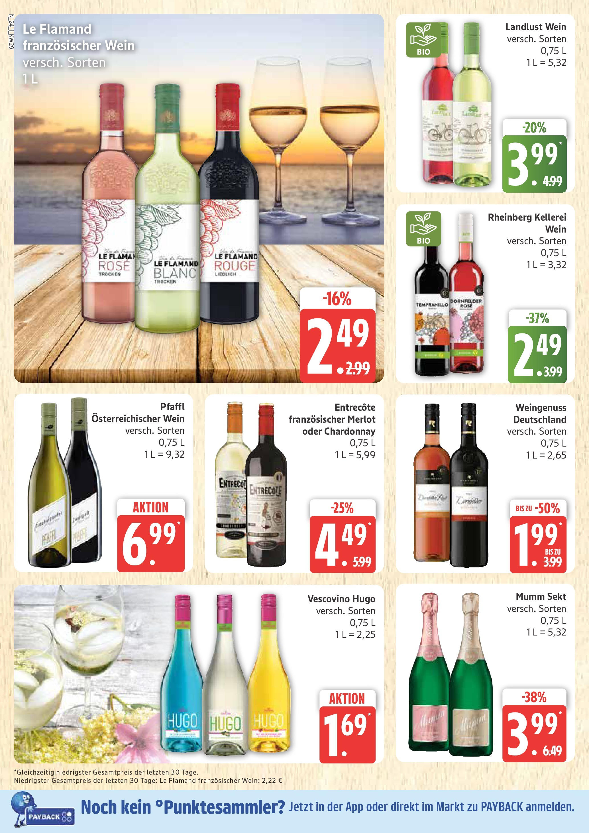 Marktkauf - Marktkauf: Wochenangebote (ab 13.07.2025) » Angebote online | Seite: 24 | Produkte: Mumm sekt, Sekt, Merlot, Wein