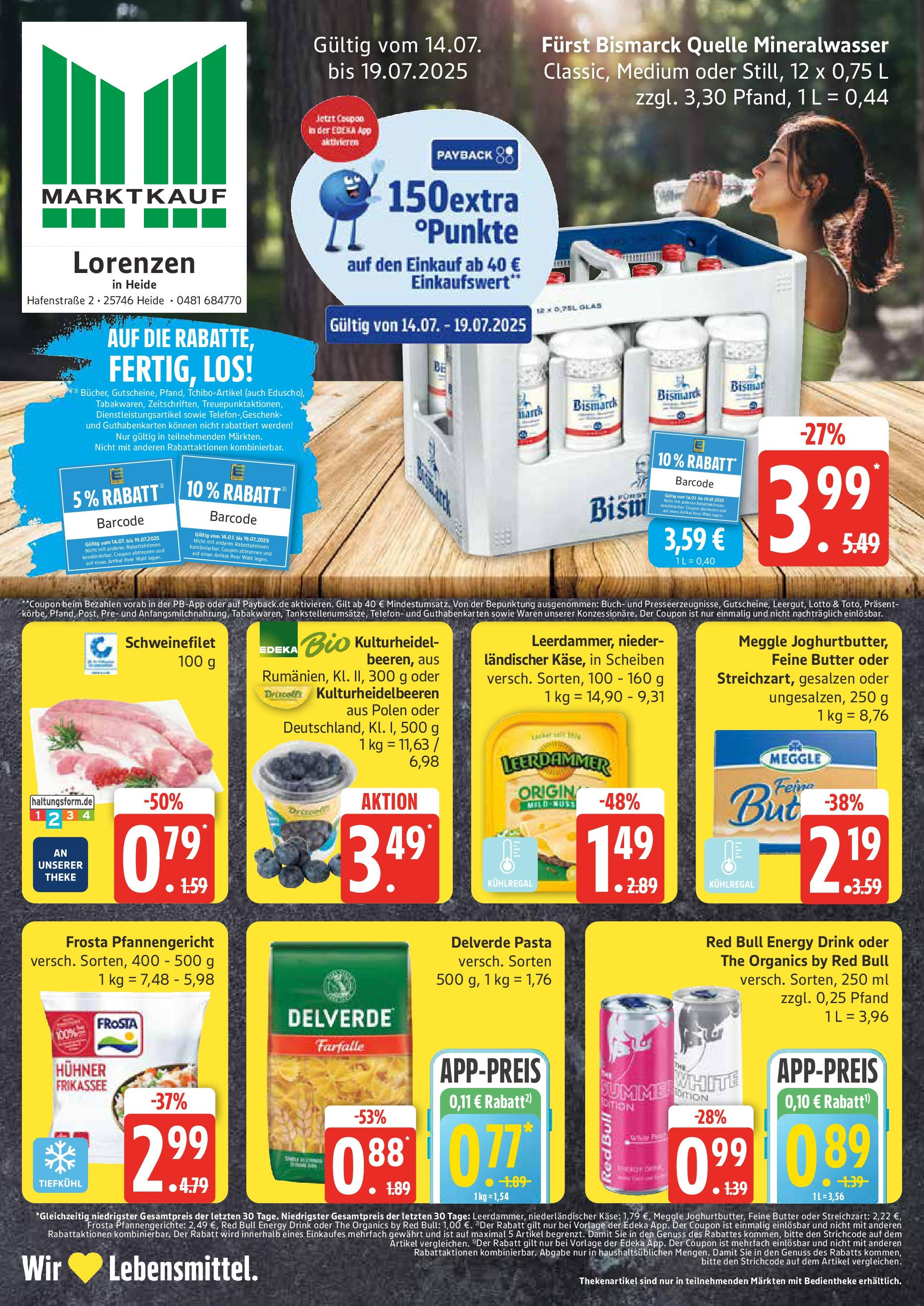 MARKTKAUF Prospekt ab Montag 13.07.2025 > Marktkauf: Wochenangebote Vorschau von dem Prospekt des Geschäftes Marktkauf, gültig ab dem 13.07.2025
