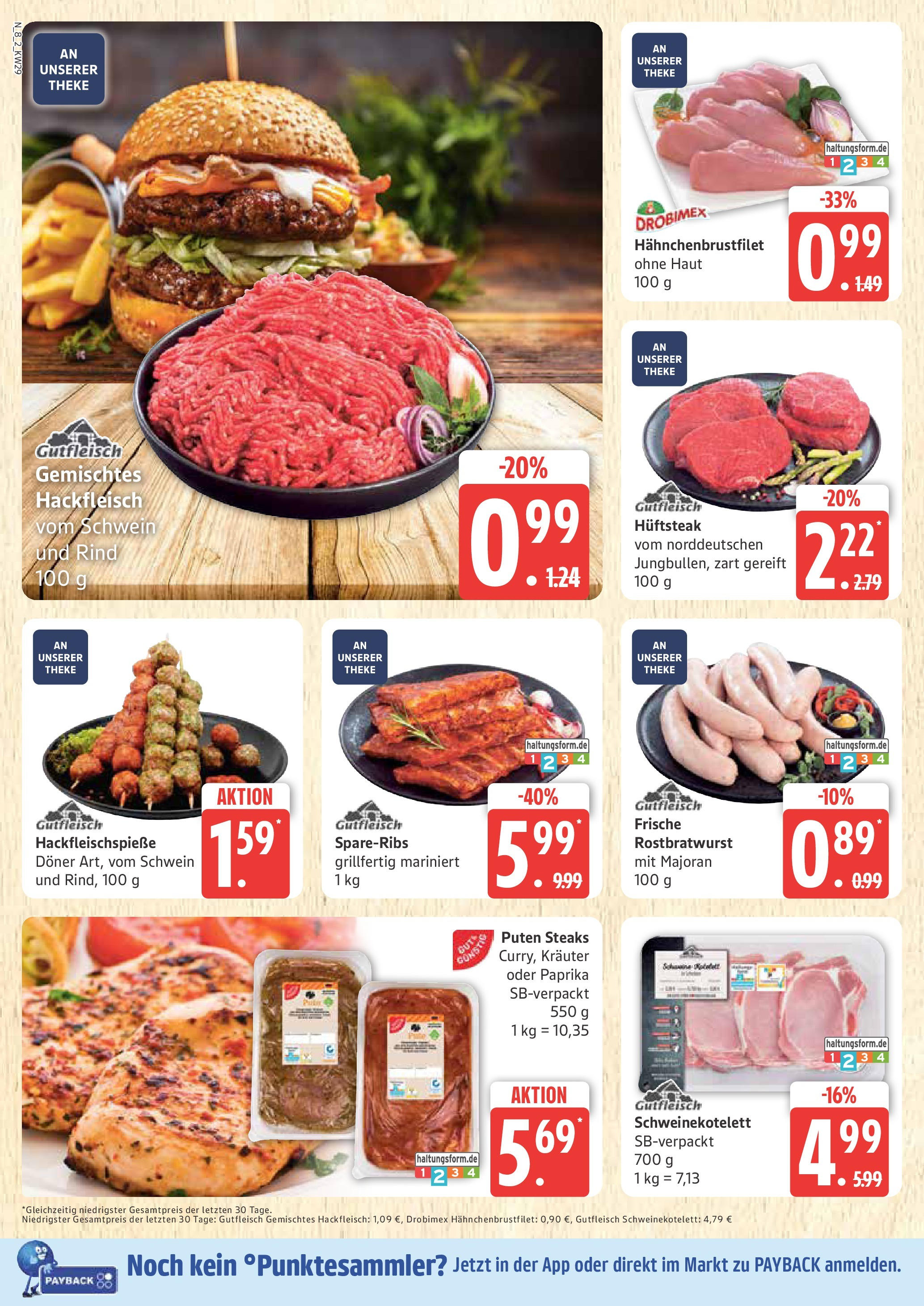 Marktkauf - Marktkauf: Wochenangebote (ab 13.07.2025) » Angebote online | Seite: 8 | Produkte: Theke, Paprika, Hackfleisch