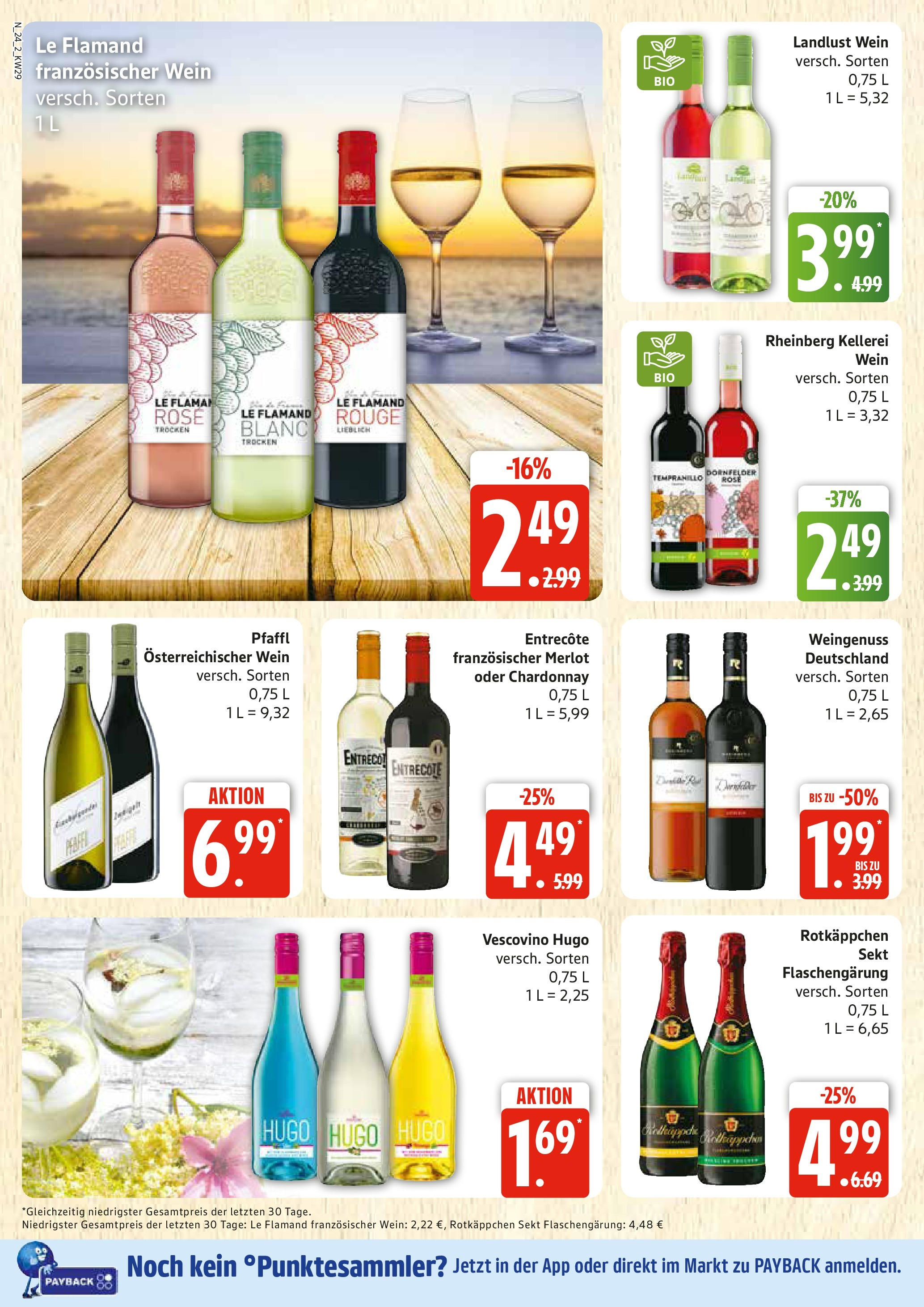 Edeka prospekt Rostock	 (ab 13.07.2025) » Angebote Online | Seite: 24 | Produkte: Sekt, Merlot, Entrecote, Rotkäppchen