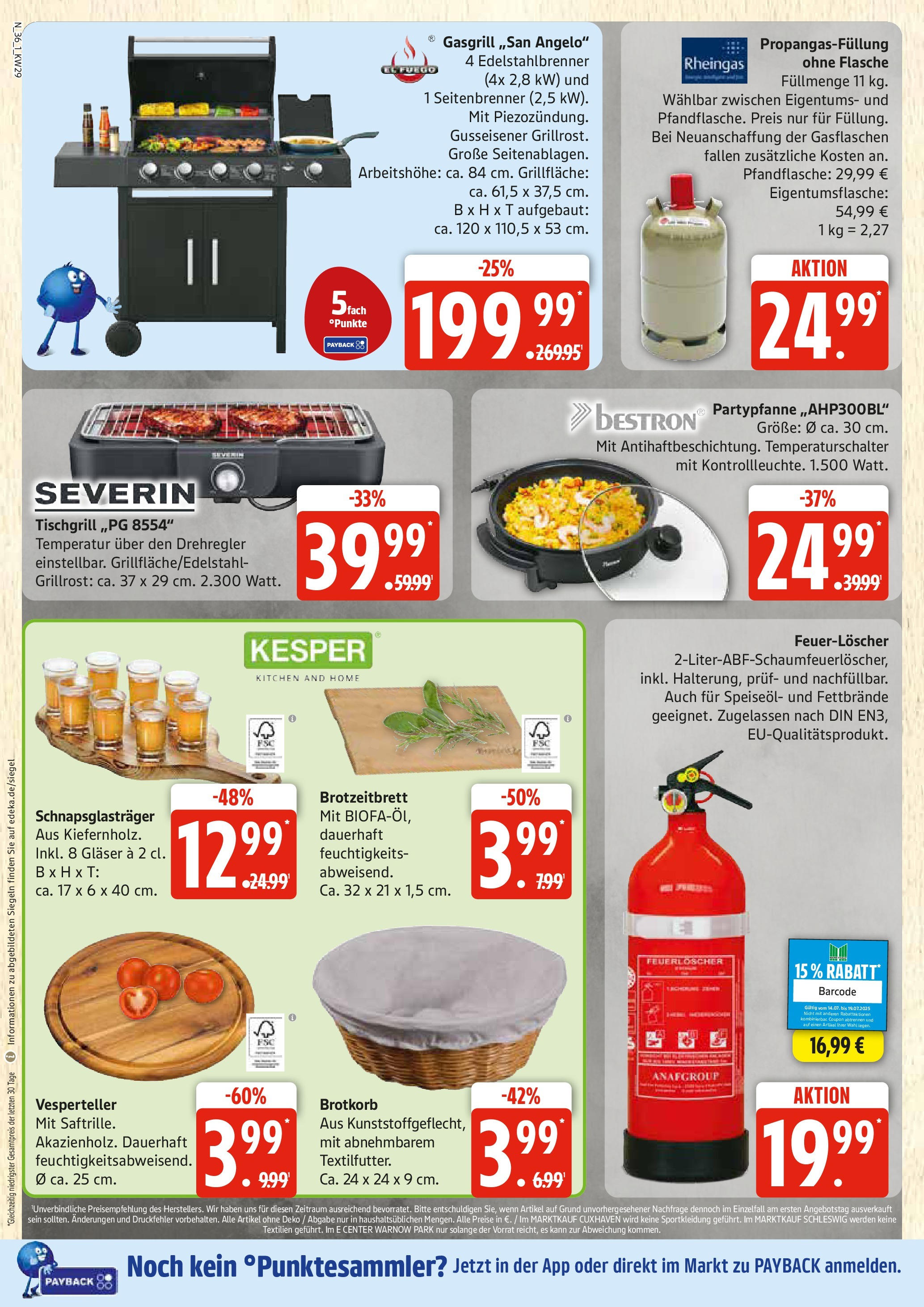 Edeka prospekt Rostock	 (ab 13.07.2025) » Angebote Online | Seite: 36 | Produkte: Grill