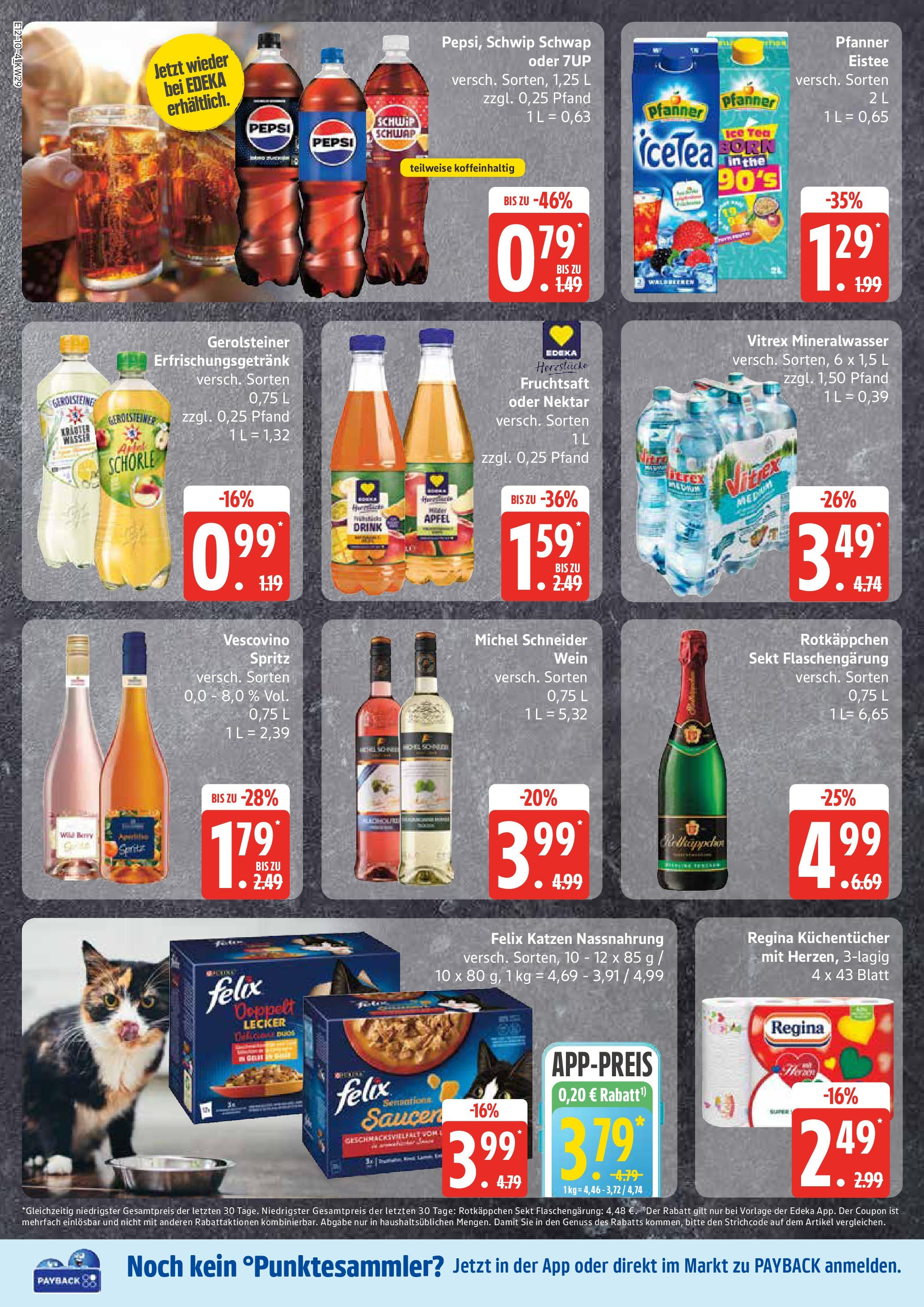 Edeka prospekt Rostock-Gehlsdorf	 (ab 13.07.2025) » Angebote Online | Seite: 10 | Produkte: Sekt, Schwip schwap, Rotkäppchen, Fruchtsaft