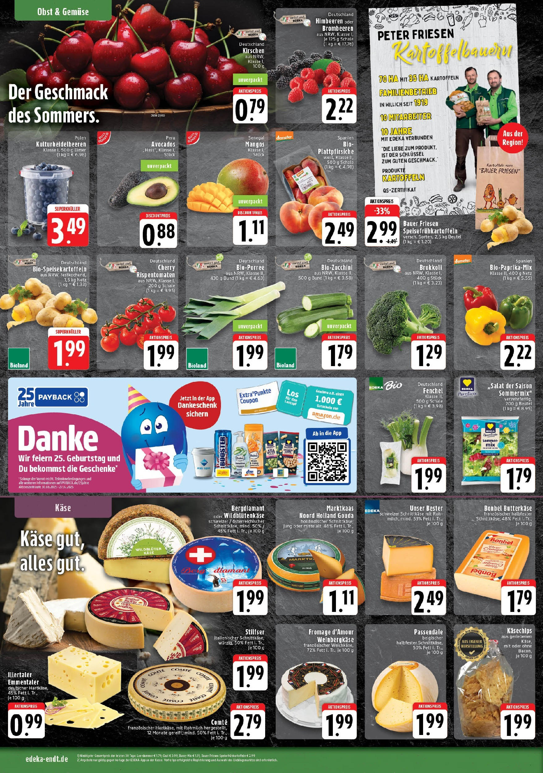 Edeka prospekt Mönchengladbach	 (ab 14.07.2025) » Angebote Online | Seite: 4 | Produkte: Obst, Brokkoli, Mango, Chips