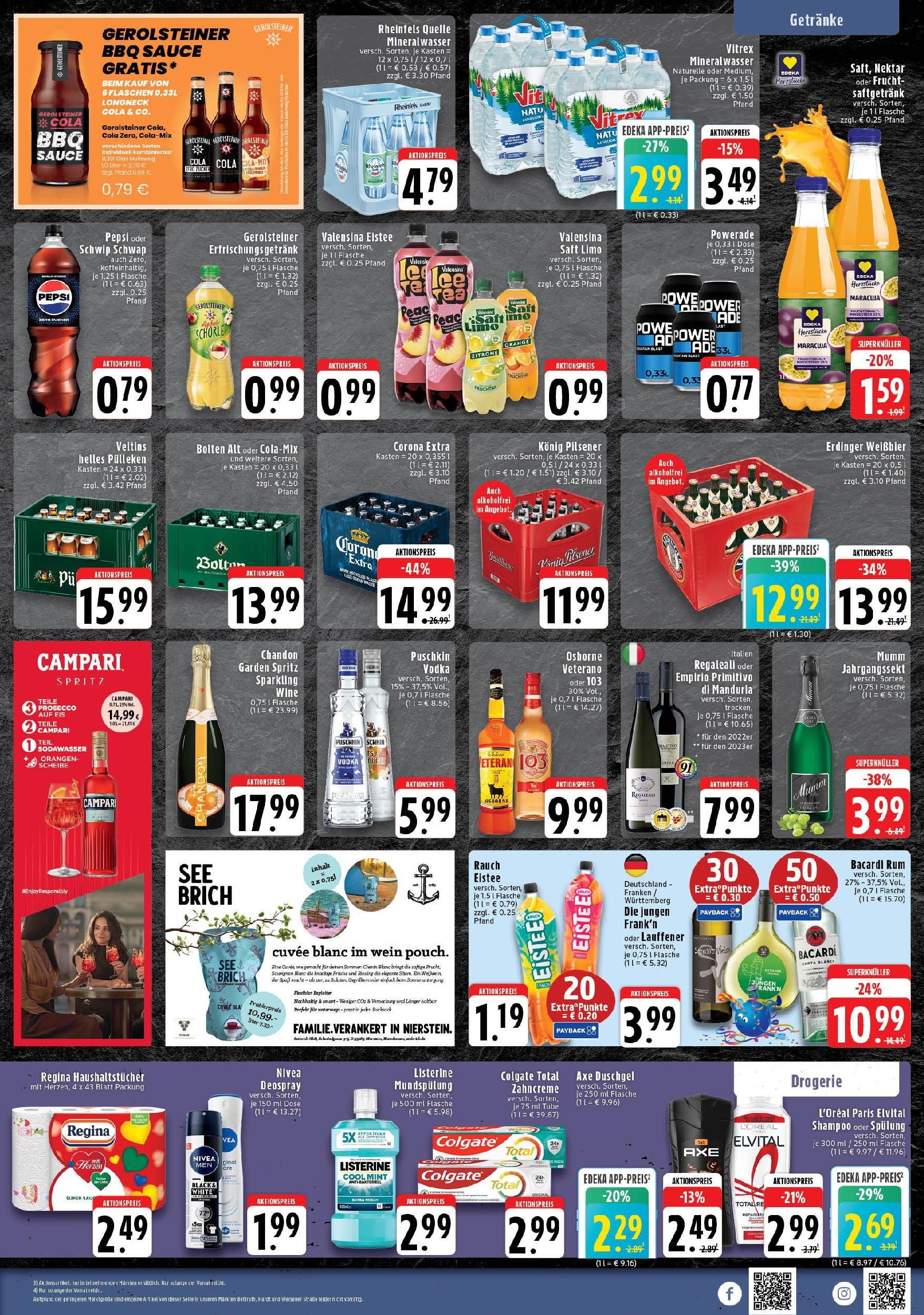 Edeka prospekt Mönchengladbach	 (ab 14.07.2025) » Angebote Online | Seite: 7 | Produkte: Helles pulleken, Cola, Orangen, Shower Gel