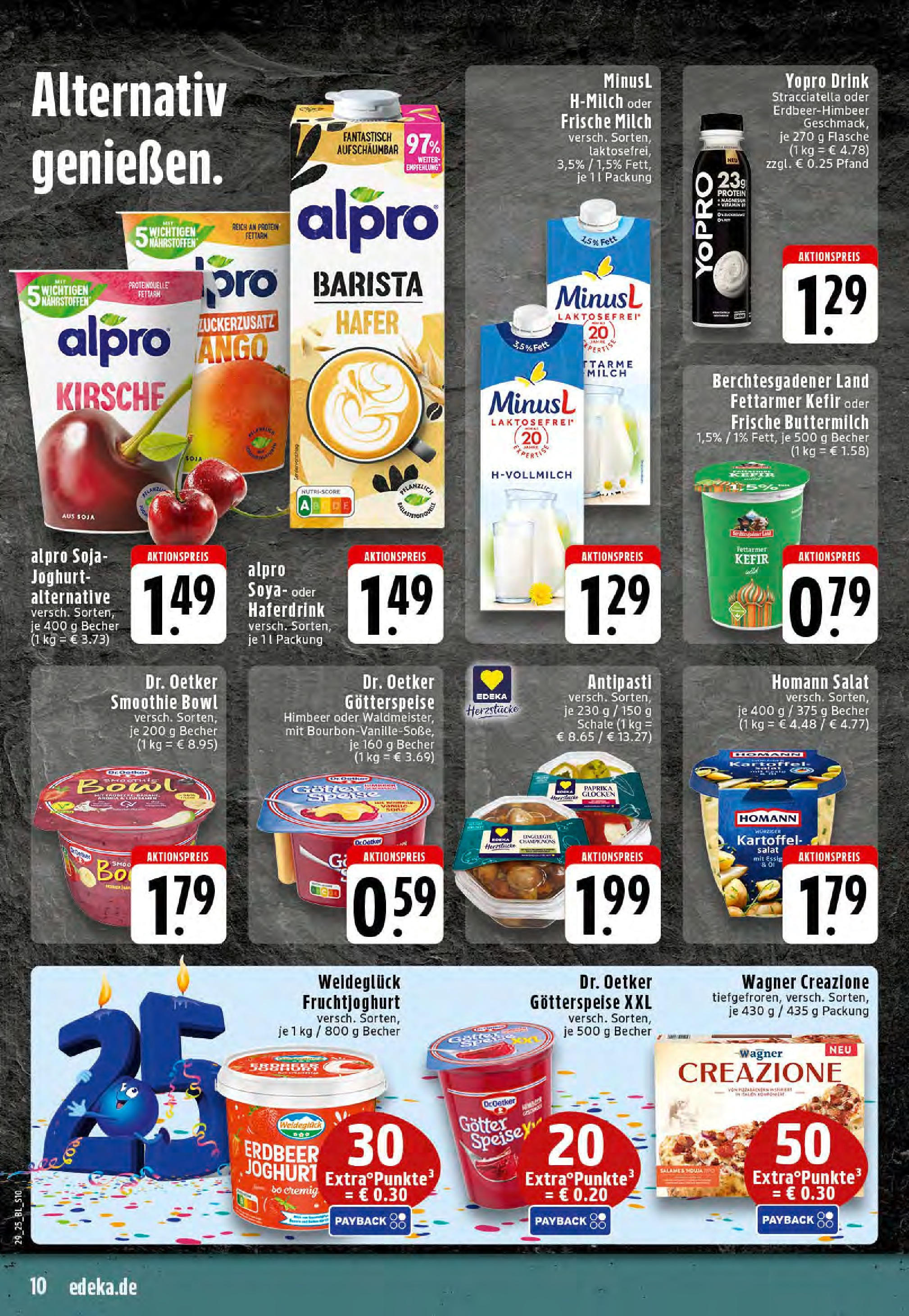 Edeka prospekt Stolberg	 (ab 13.07.2025) » Angebote Online | Seite: 10 | Produkte: Buttermilch, Essig, Fruchtjoghurt, Paprika