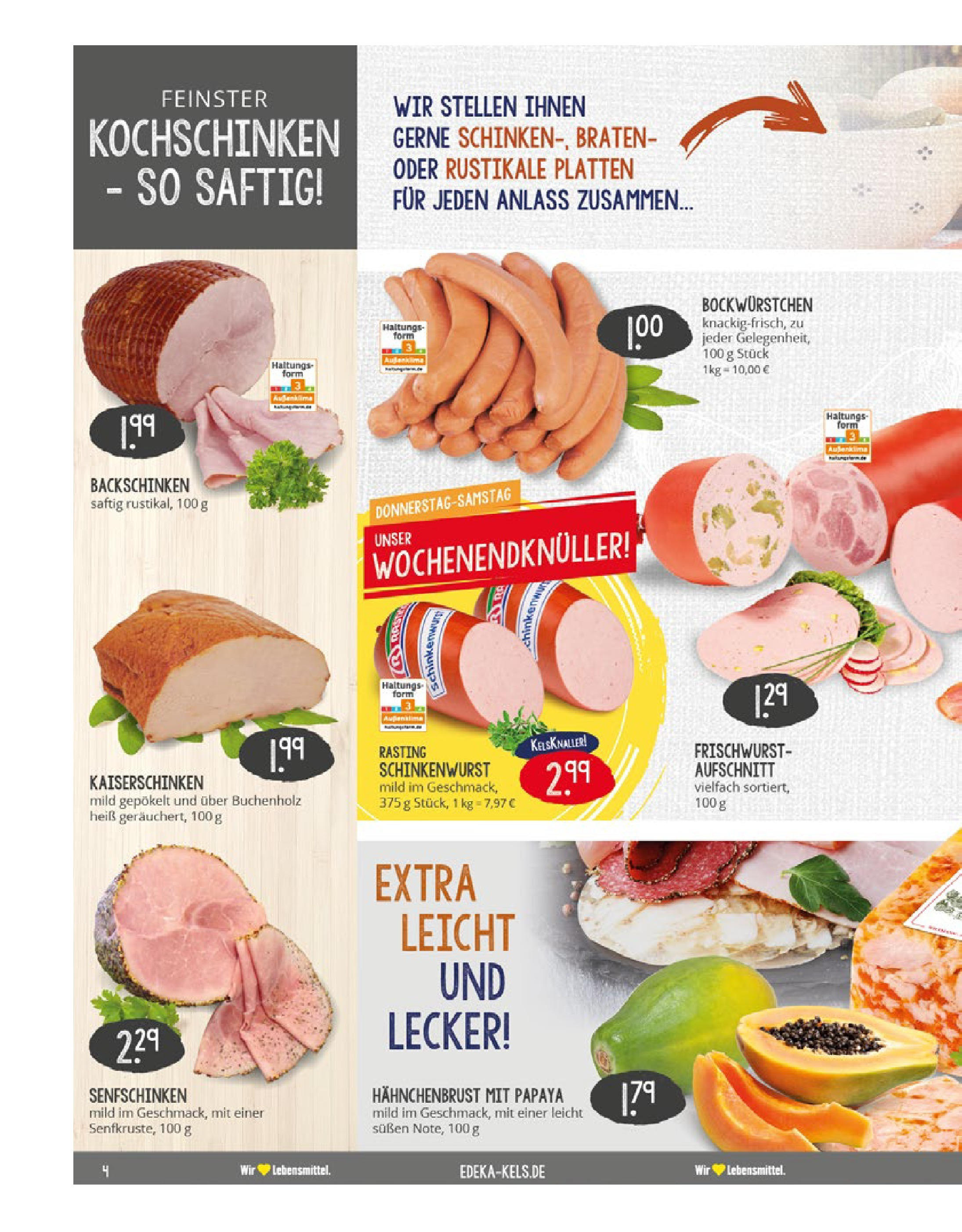 Edeka prospekt Ratingen-Ost	 (ab 13.07.2025) » Angebote Online | Seite: 4 | Produkte: Hahnchenbrust